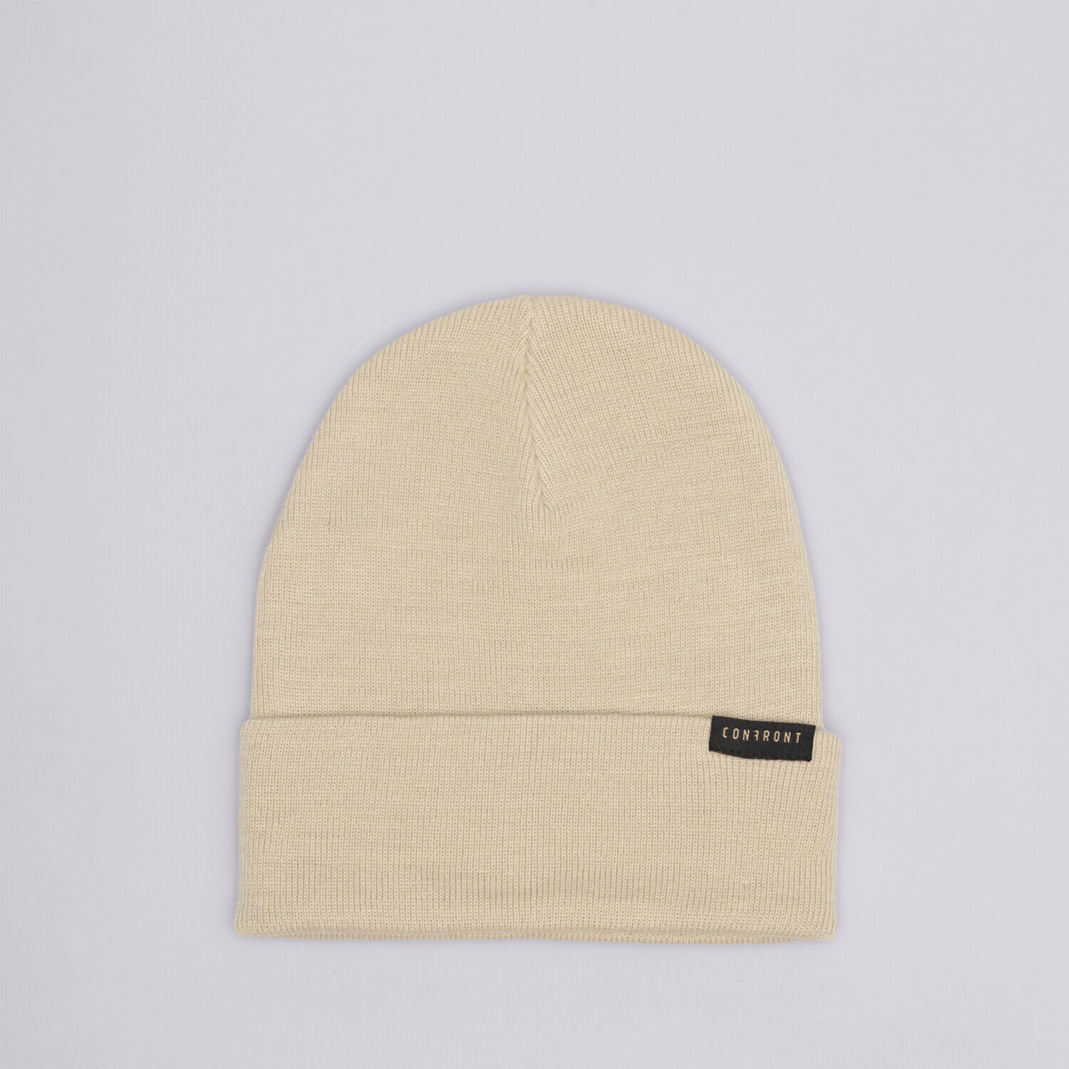 Ženska zimska kapa CONFRONT KAPA CLASSIC BEANIE CF323HAT90005 bež