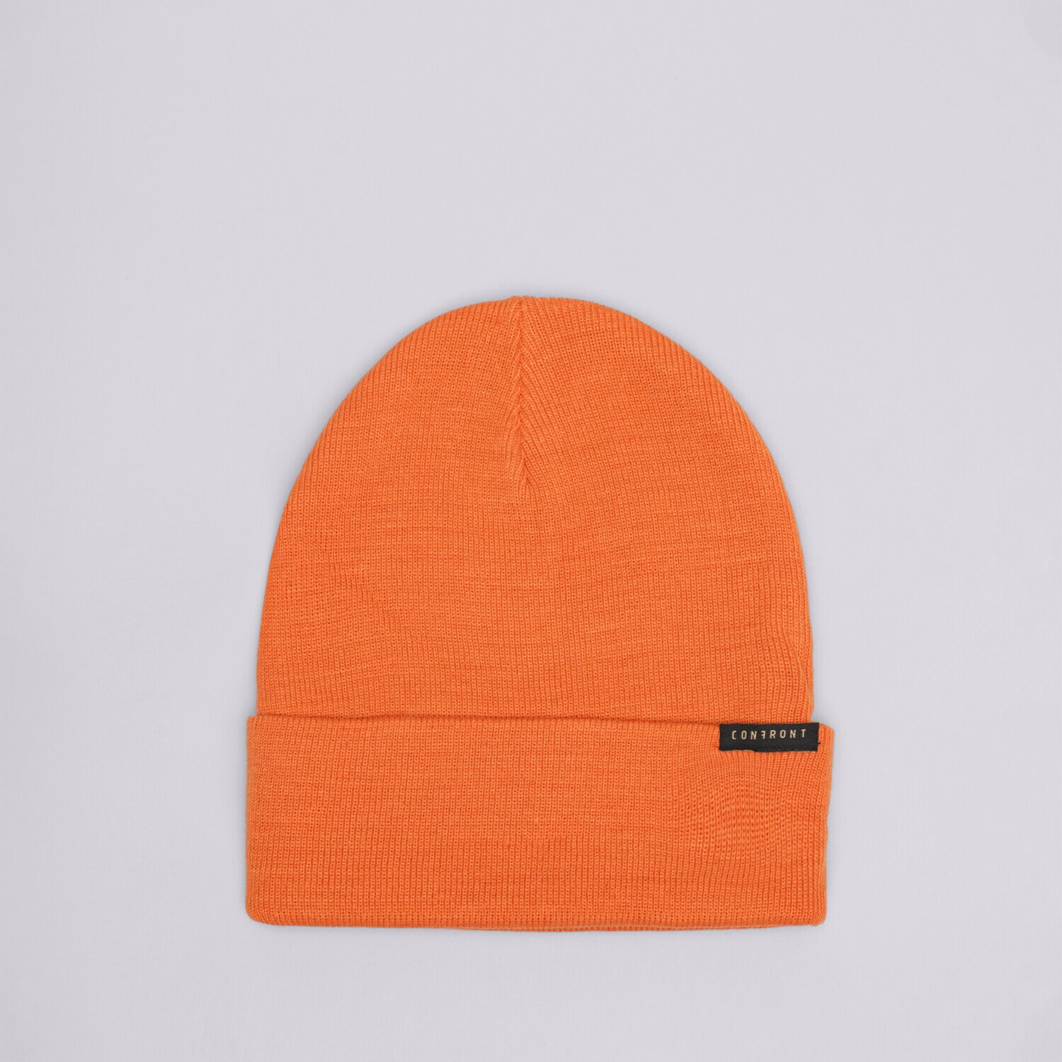 Ženska zimska kapa CONFRONT KAPA CLASSIC BEANIE CF323HAT90006 oranžna