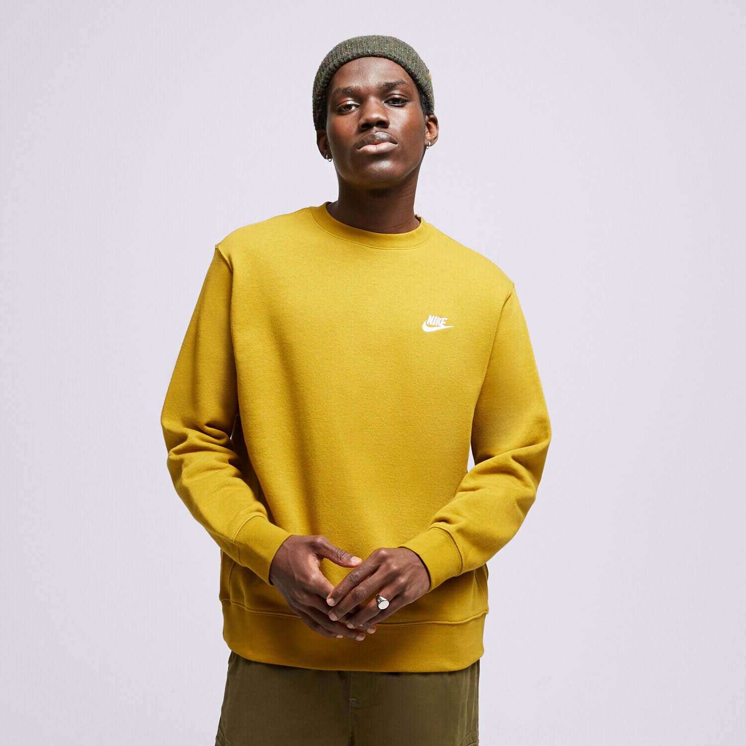 Moški pulover NIKE JOPICA NIKE SPORTSWEAR CLUB FLEECE BV2662-716 gorčična