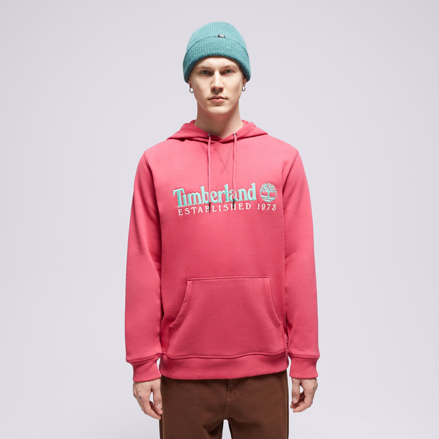 Moški pulover TIMBERLAND JOPICA S KAPUCO LS 50TH ANNIVERSARY EST. 1973 TB0A6S5WED21 roza