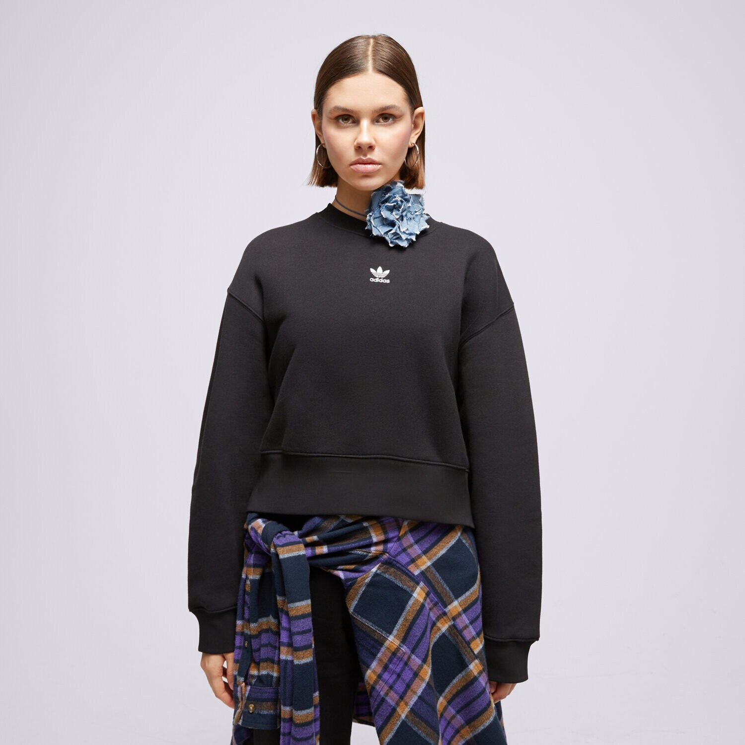Ženski pulover ADIDAS JOPICA SWEATSHIRT  IA6504 črna