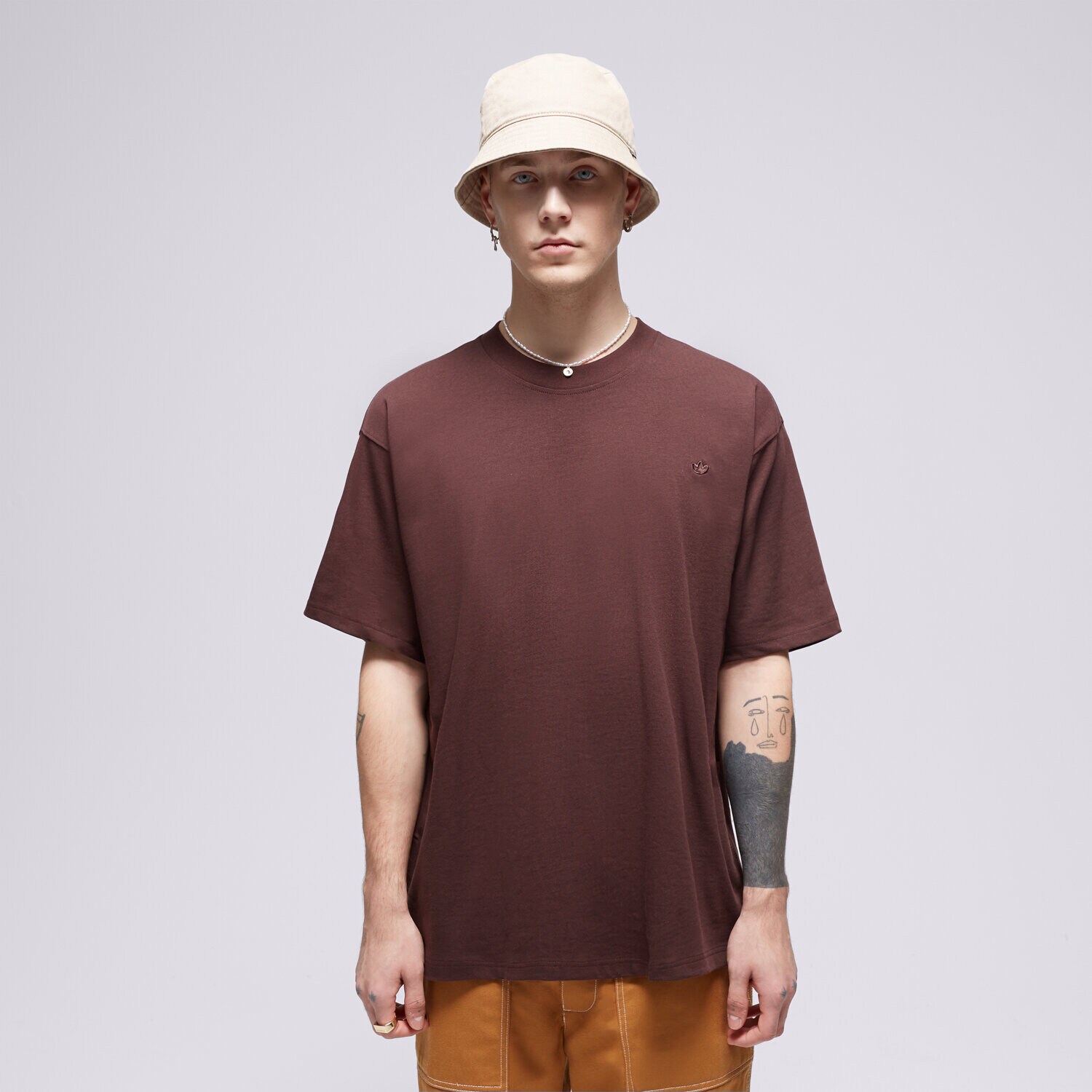 Moška majica s kratkimi rokavi ADIDAS T-SHIRT C TEE IM4391 rjava