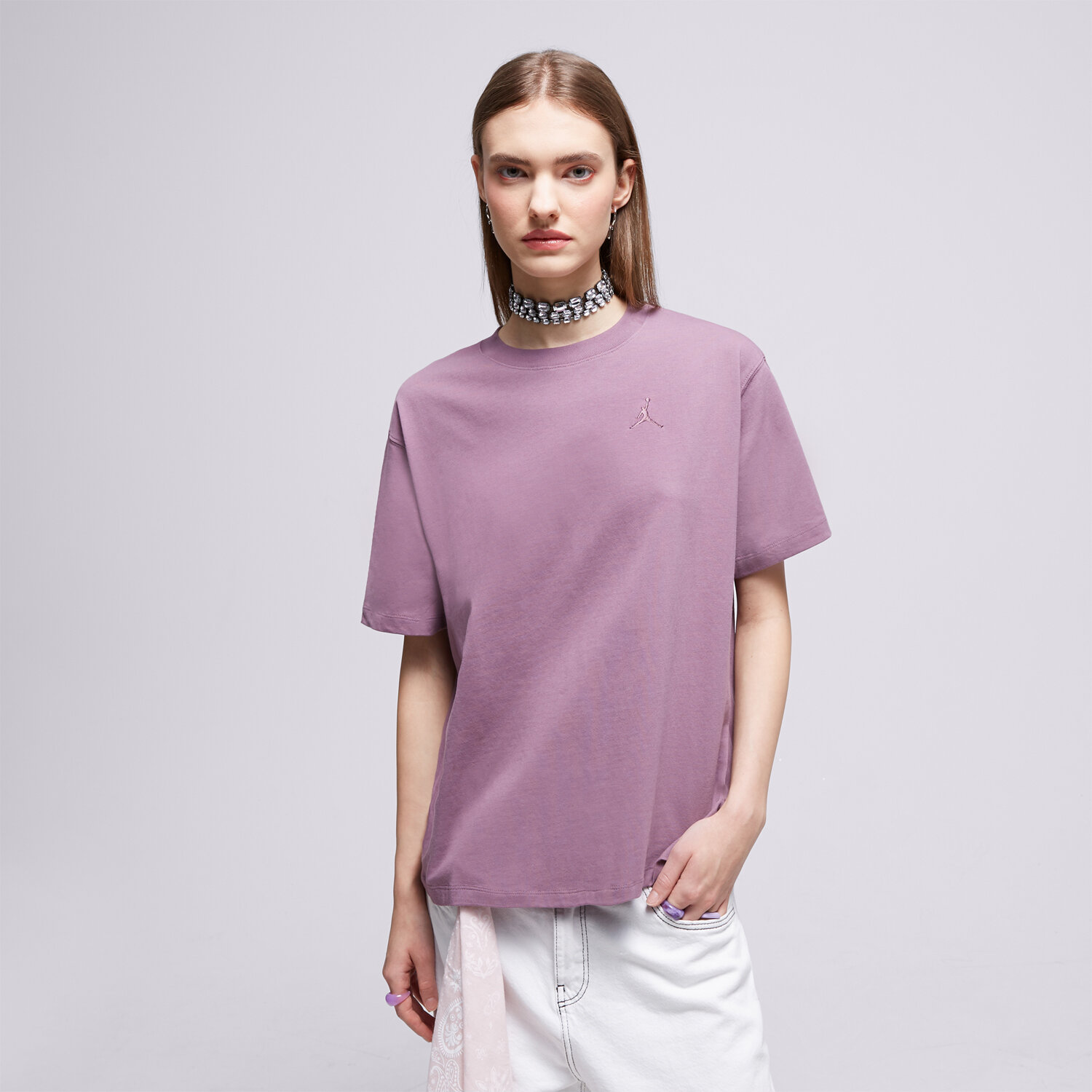Ženska majica s kratkimi rokavi JORDAN T SHIRT W J ESSEN GF CORE 23 FN4500-508 vijolična