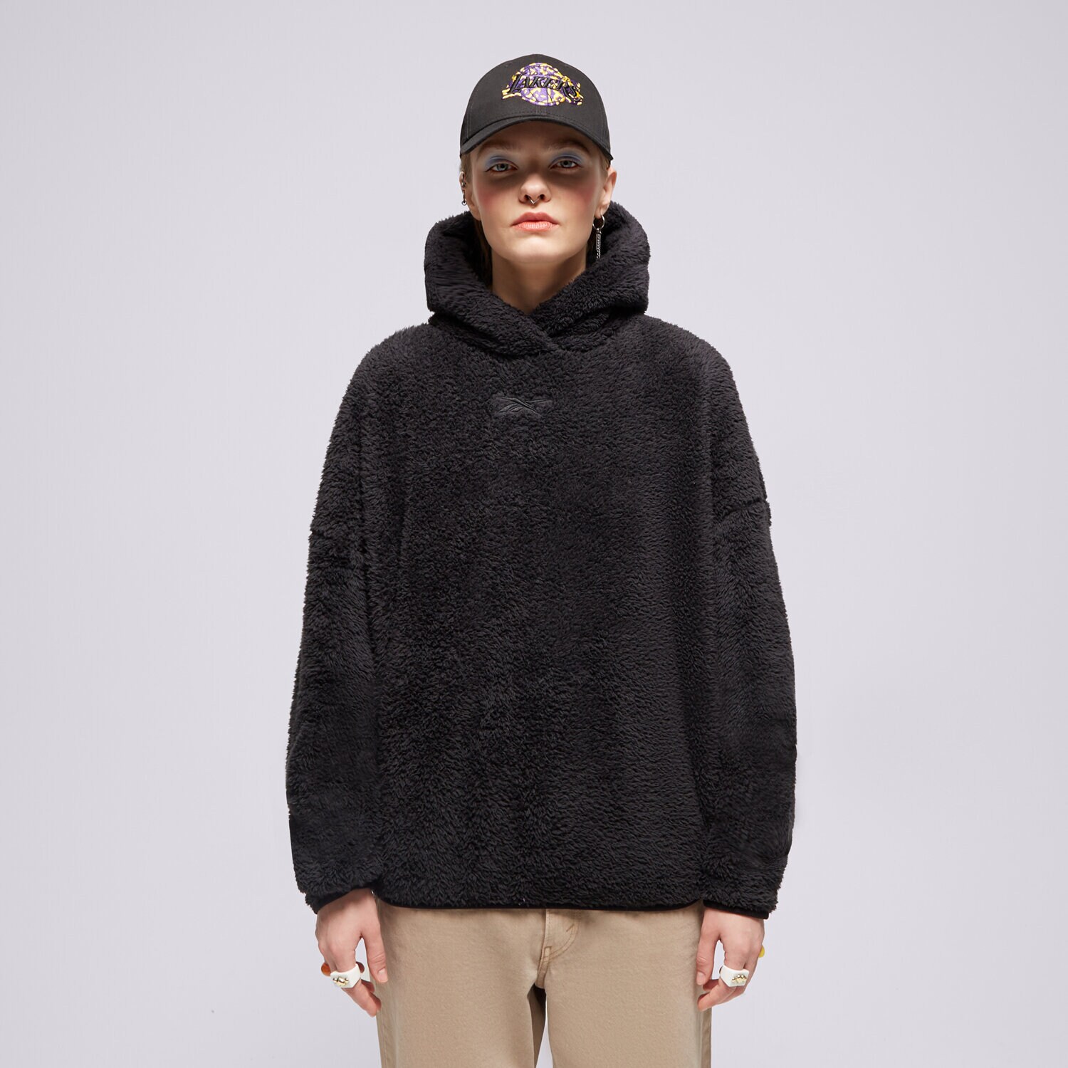 Ženski pulover REEBOK JOPICA S KAPUCO LUX COZY PLUSH 100036231 črna