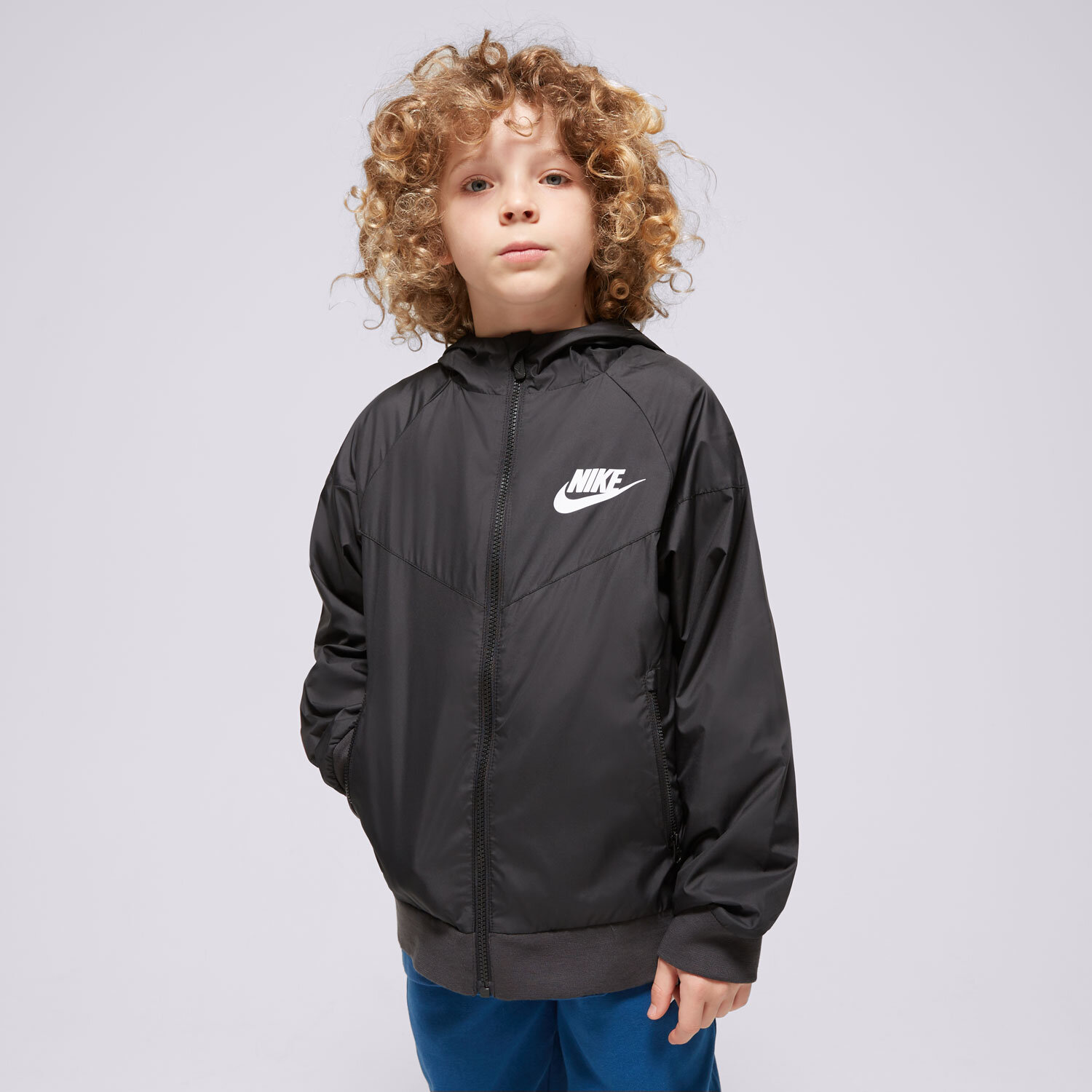 Otroški pulover NIKE JAKNA K NSW WR HD JKT SSNL BOY FN8757-010 črna