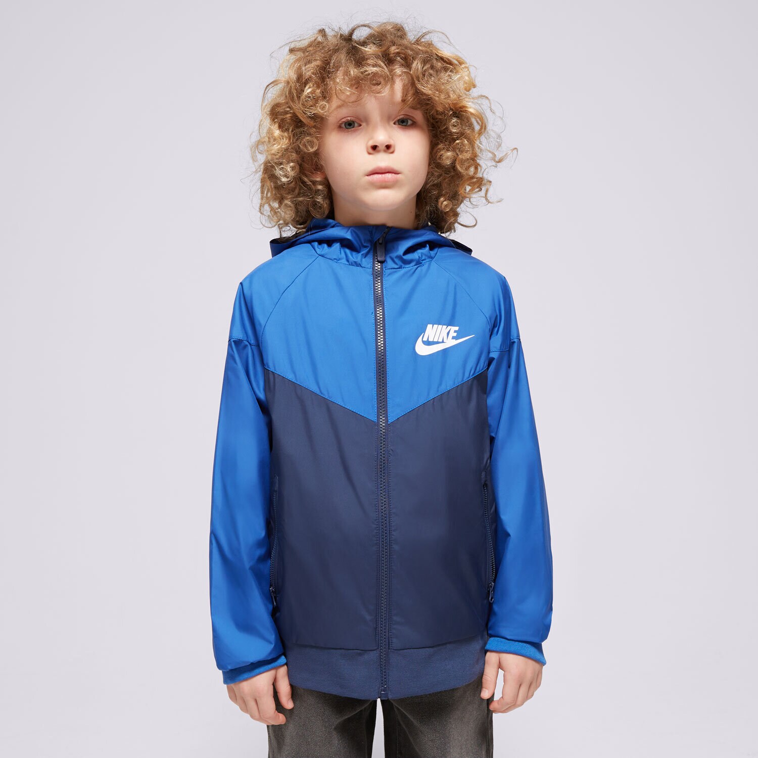 Otroški pulover NIKE JAKNA K NSW WR HD JKT SSNL BOY FN8757-480 modra