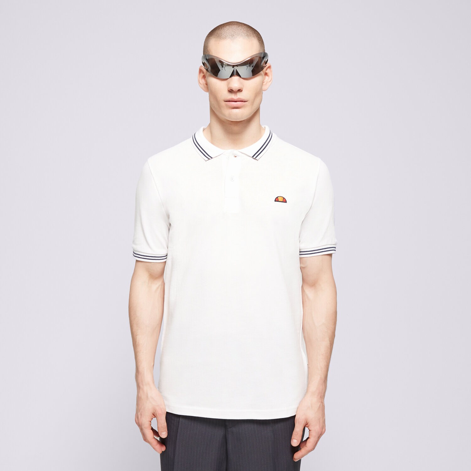 Moška majica s kratkimi rokavi ELLESSE POLO ROOKIE POLO WHT SHR20724908 bela