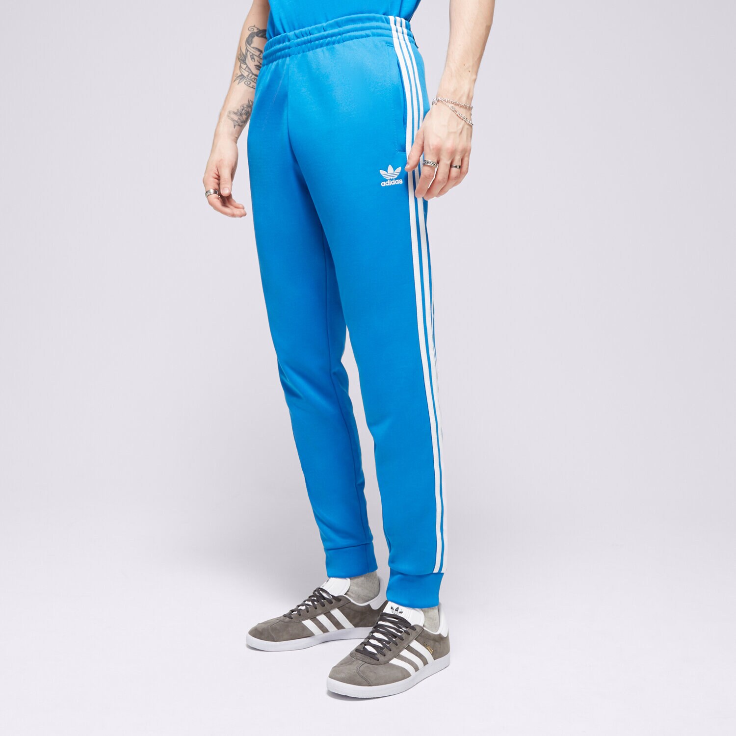 Moški hlače ADIDAS HLAČE SSTAR TP BLUE IM4542 modra