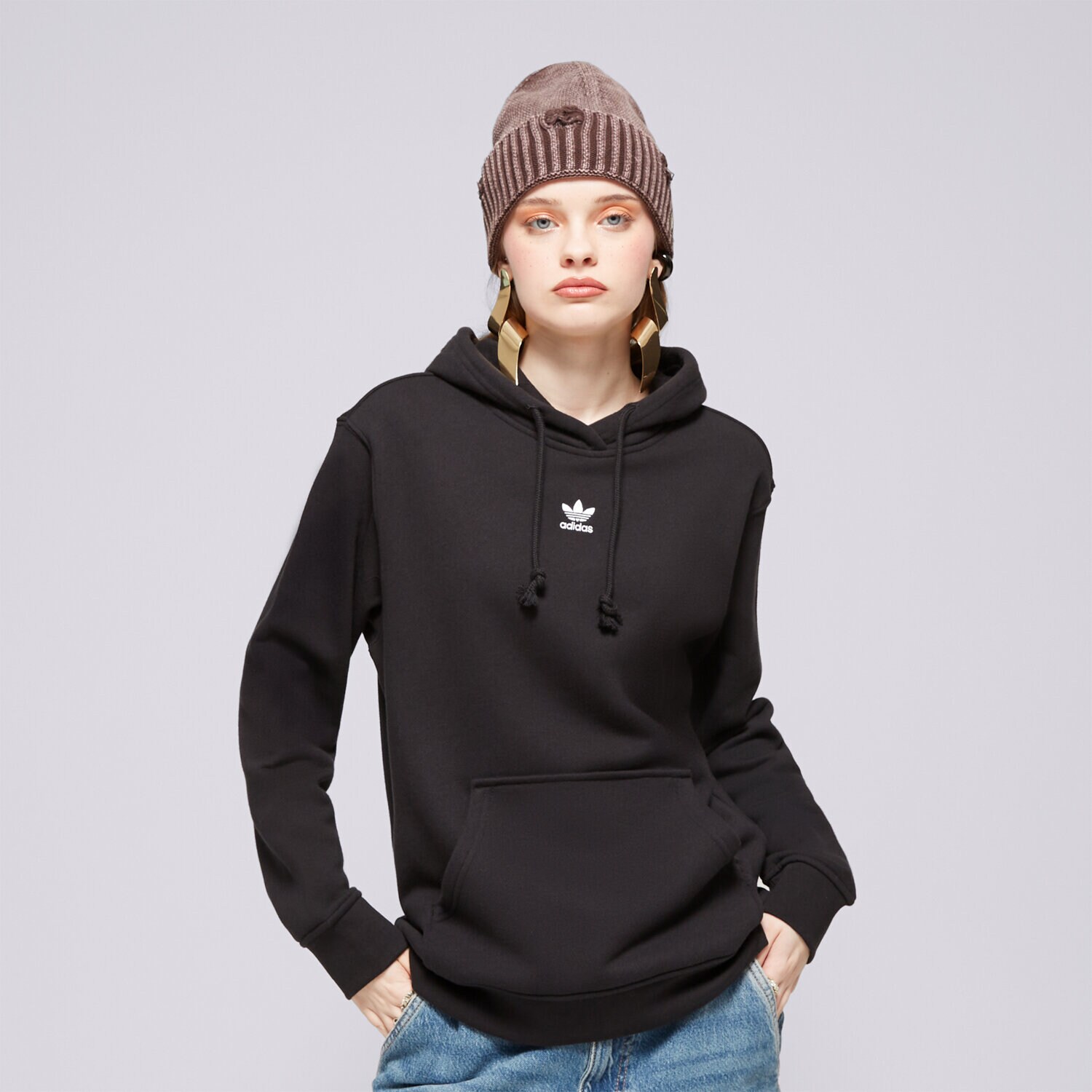Ženski pulover ADIDAS JOPICA S KAPUCO HOODIE IA6427 črna