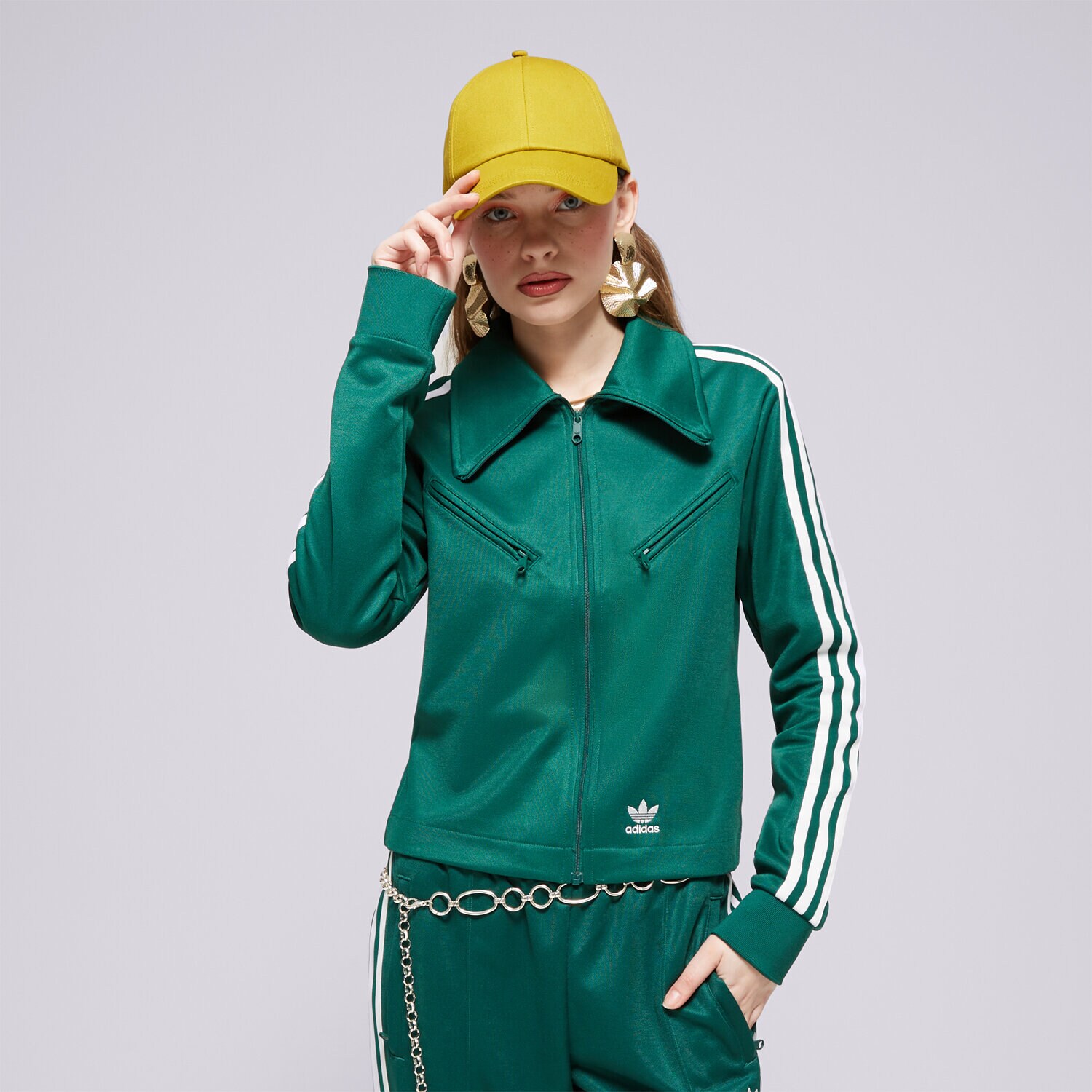 Ženski pulover ADIDAS JOPICA MONTREAL TT IP0630 zelena