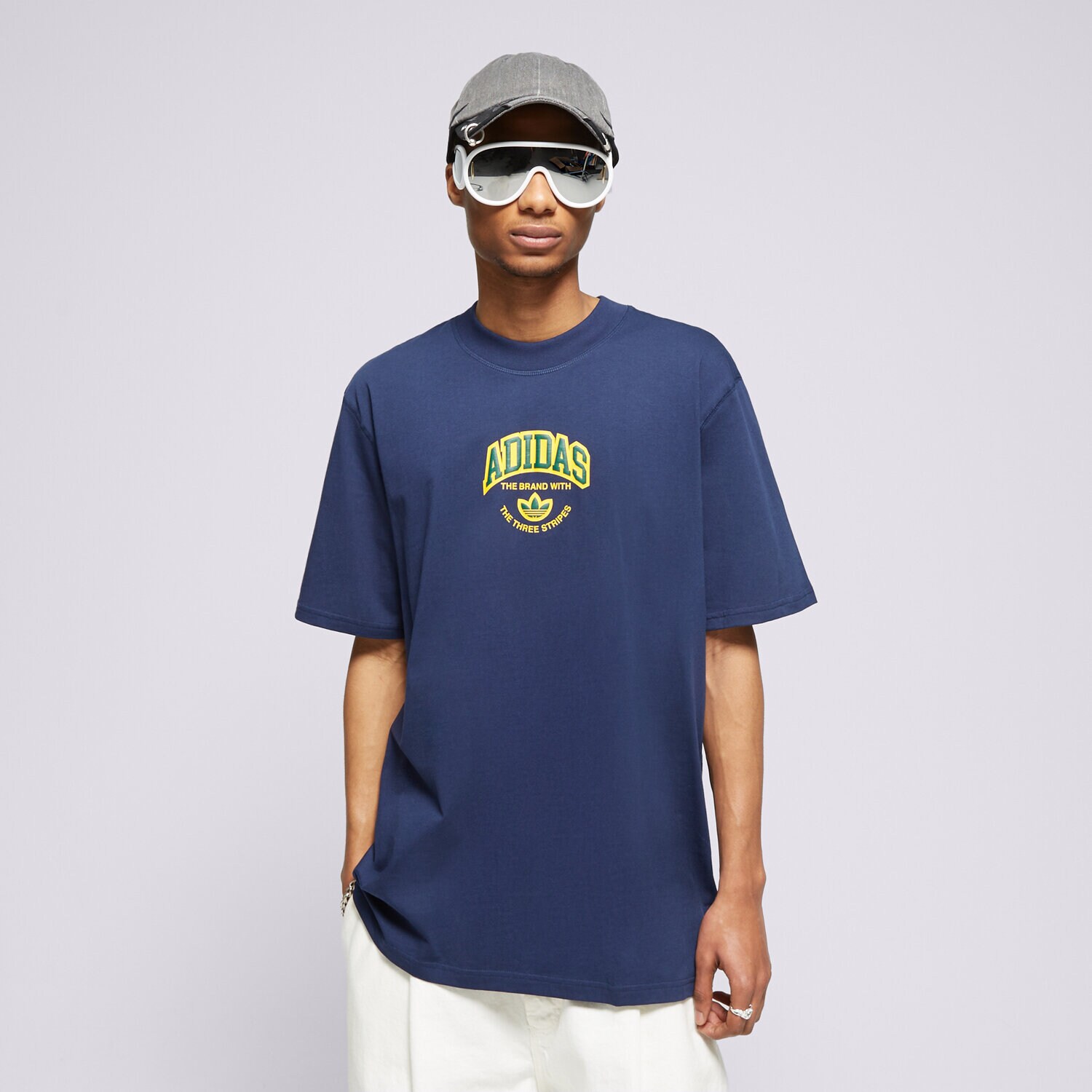 Moška majica s kratkimi rokavi ADIDAS T-SHIRT VRCT SS TEE IS0184 mornarsko modra