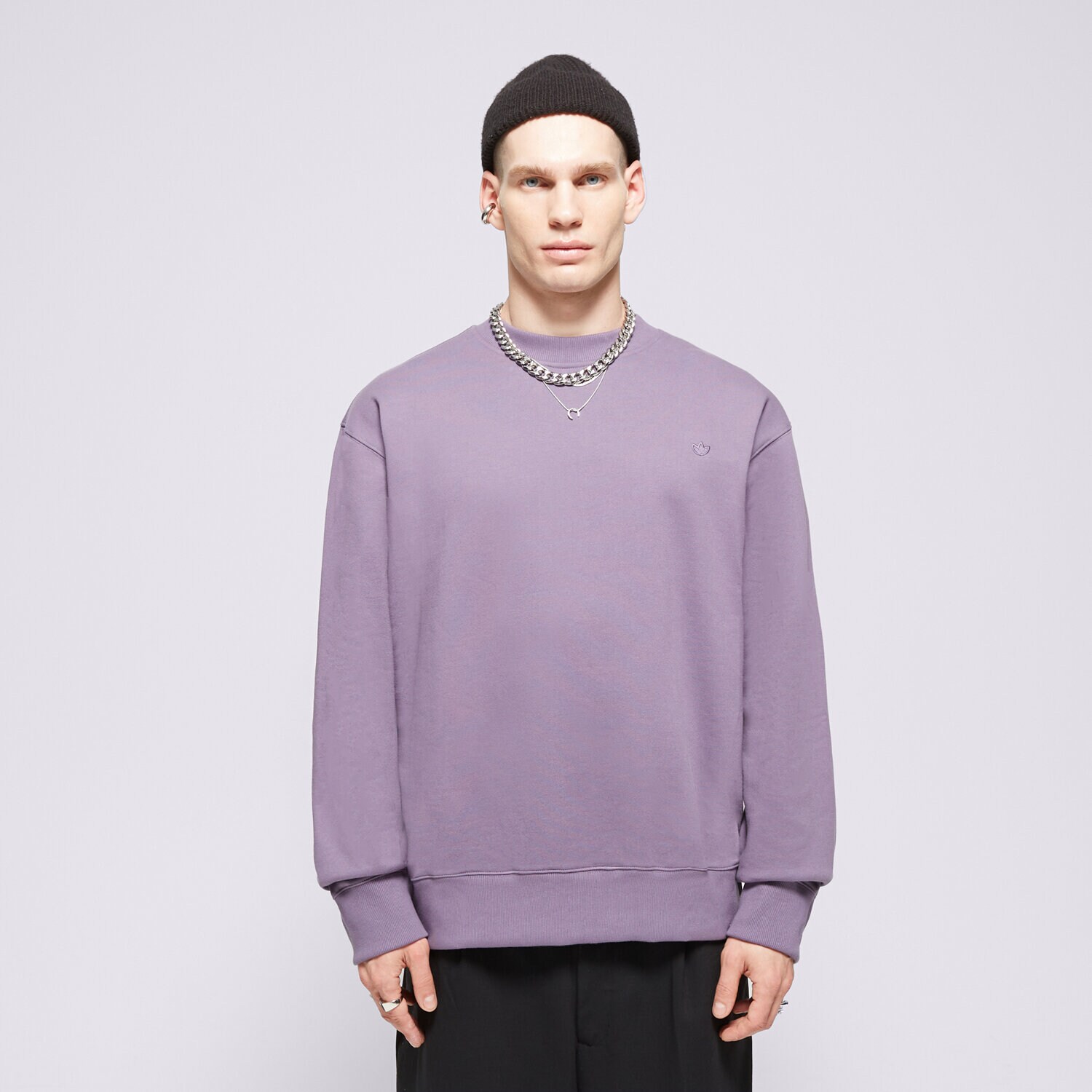 Moški pulover ADIDAS JOPICA C CREW FT IR7918 vijolična