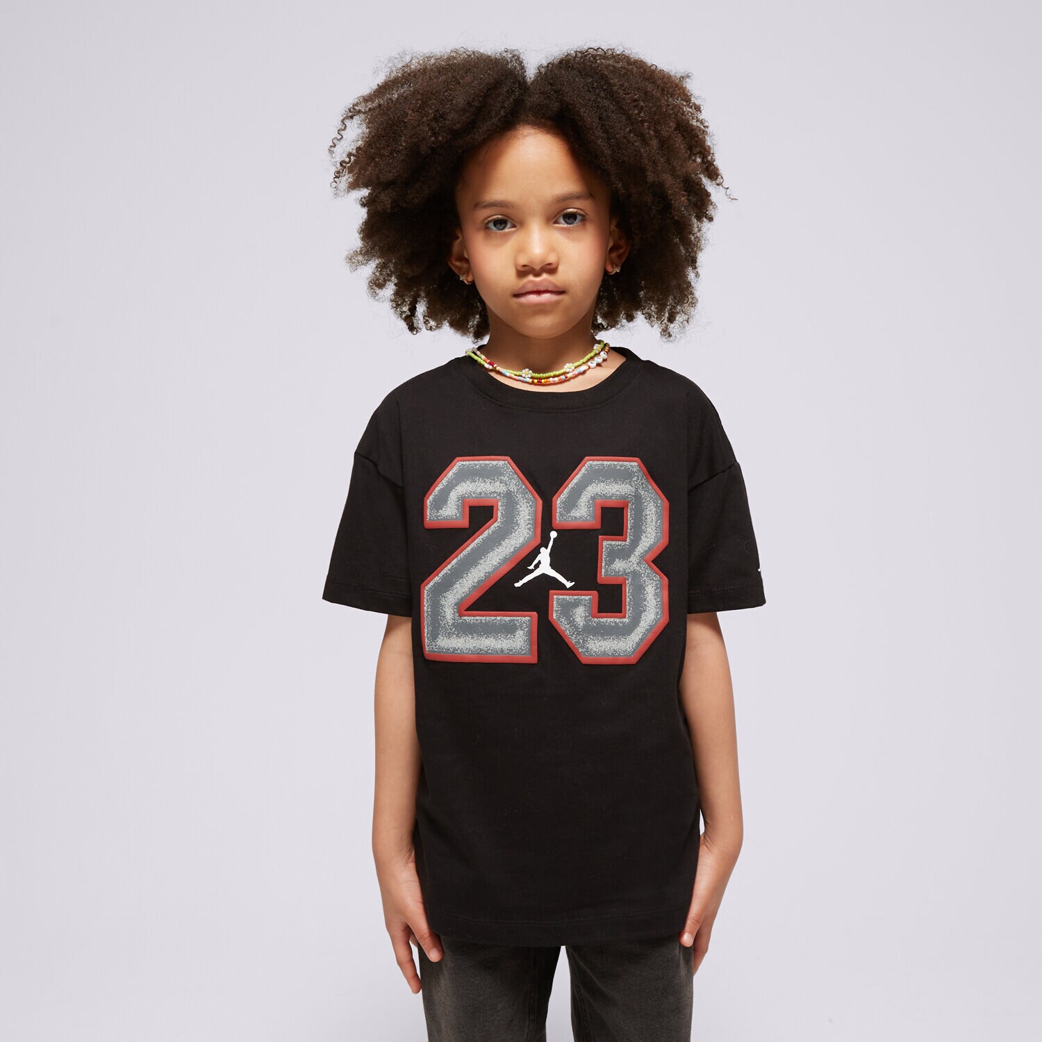 Otroška majica s kratkimi rokavi JORDAN T-SHIRT 23 FLIGHT SS TEE GIRL 45C990-023 črna