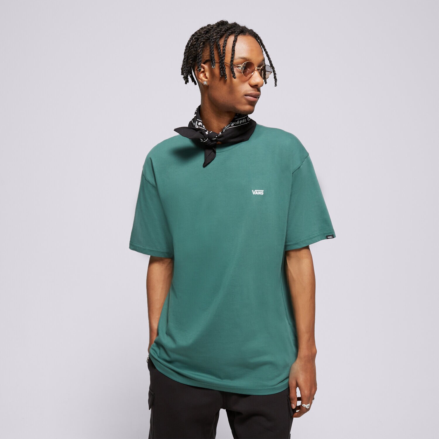 Moška majica s kratkimi rokavi VANS T-SHIRT LEFT CHEST BISTRO GREEN VN0A3CZEBDX1 zelena