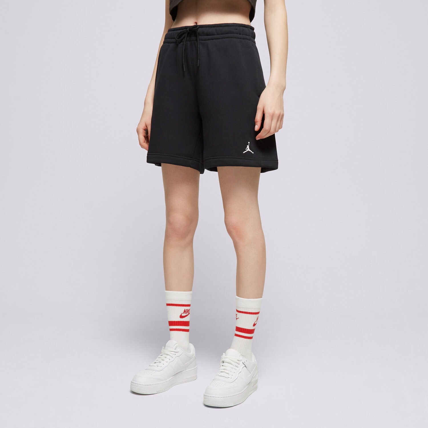 Ženske kratke hlače JORDAN KRATKE HLAČE W J BRKLN FLC SHORT 2 FN4497-010 črna