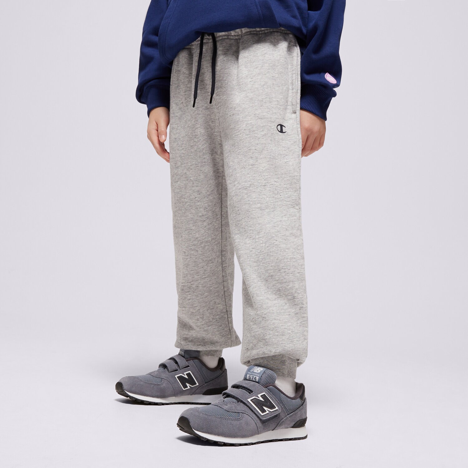 Otroški hlače CHAMPION HLAČE RIB CUFF PANTS B 306835EM021 siva