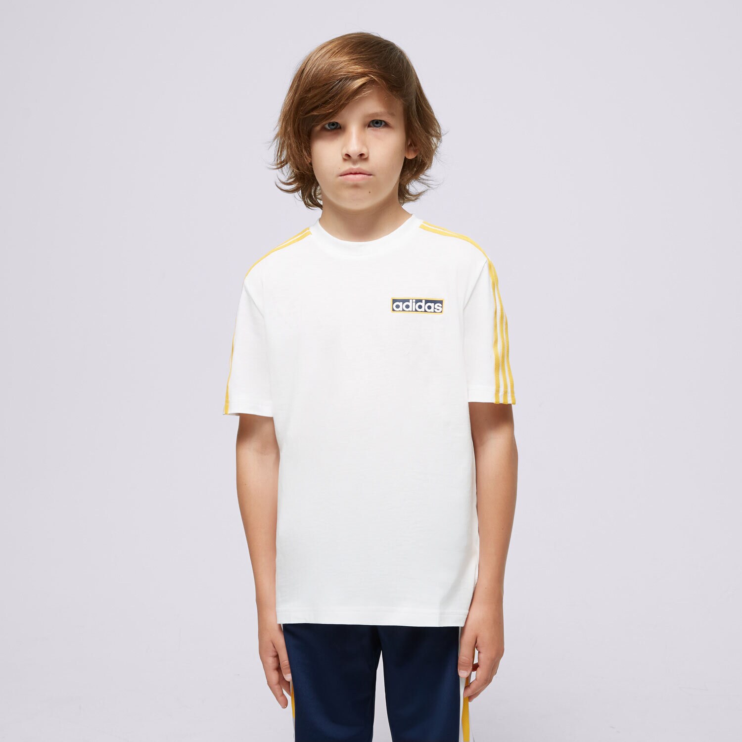 Otroška majica s kratkimi rokavi ADIDAS T-SHIRT TEE BOY IN2121 bela