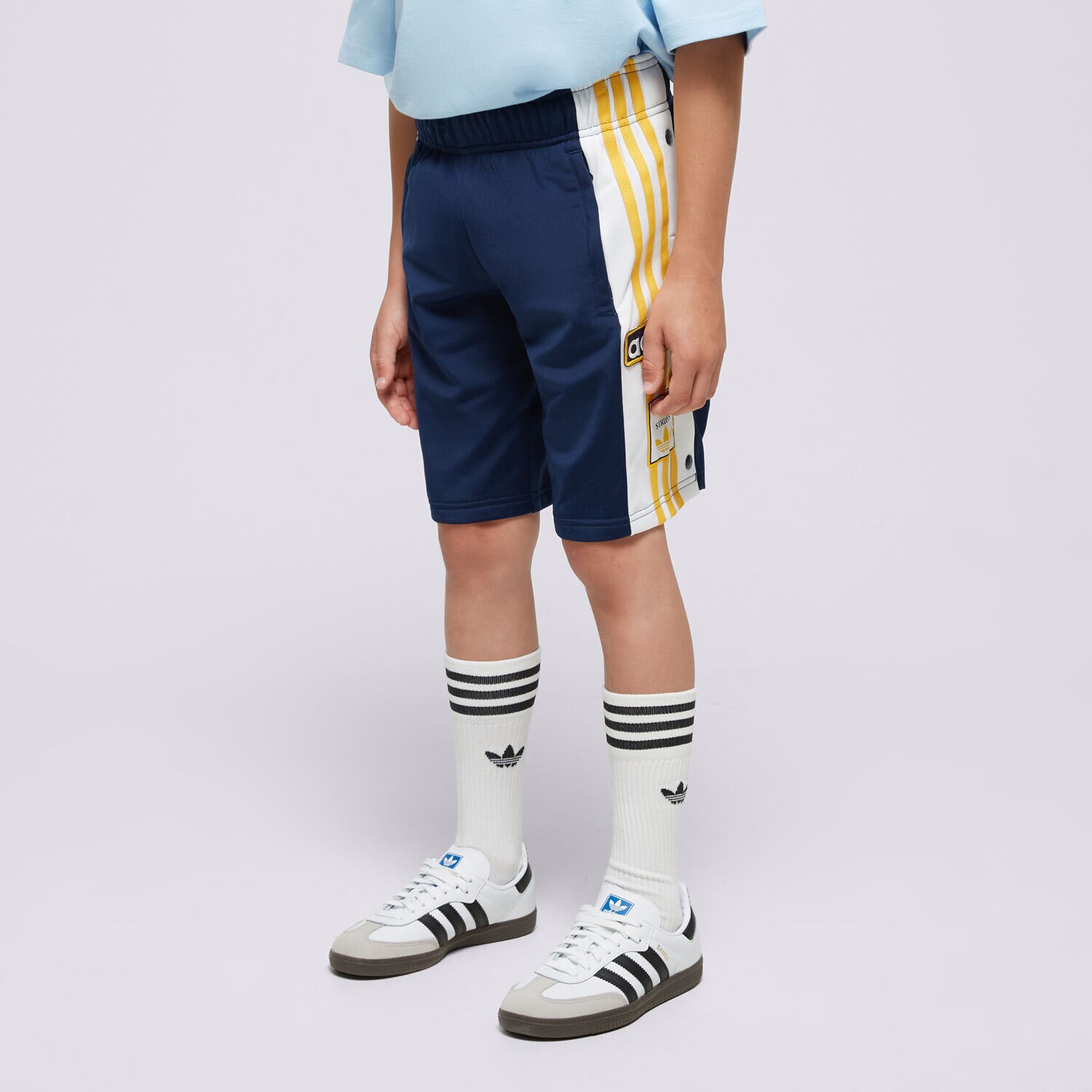 Otroški kratke hlače in obleke ADIDAS KRATKE HLAČE SHORTS BOY IN2118 mornarsko modra