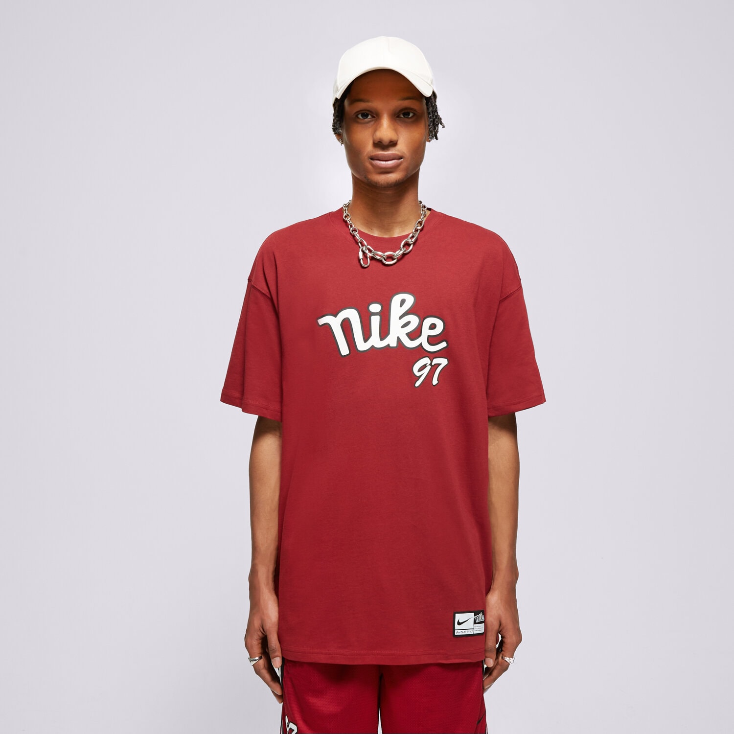 Moška majica s kratkimi rokavi NIKE T-SHIRT M NK TEE M90 SSNL EXP SU24 2 FV8396-677 bordo