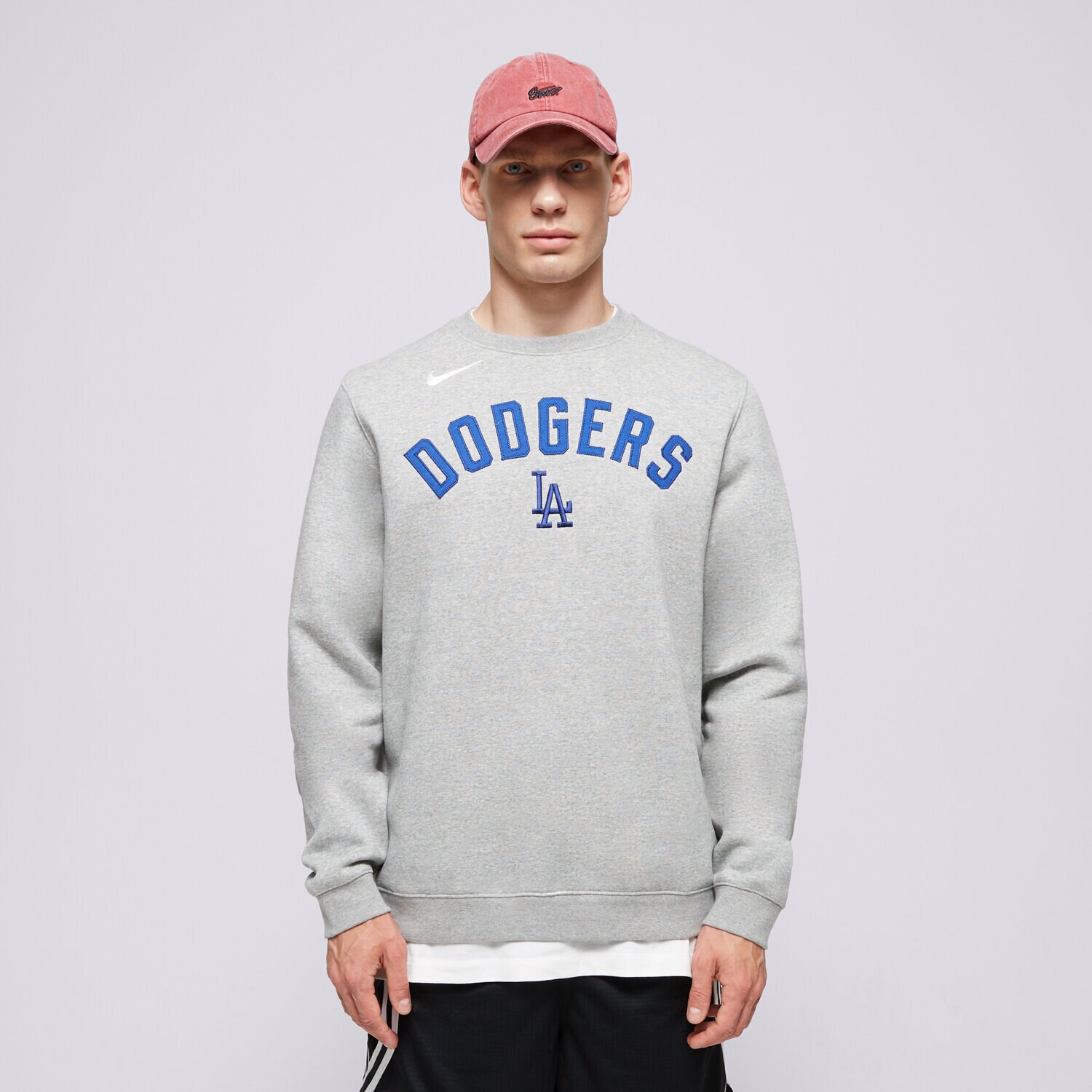 Moški pulover NIKE JOPICA MLB ANGELES DODGERS LOS NKPU-010P-LD-N9P siva