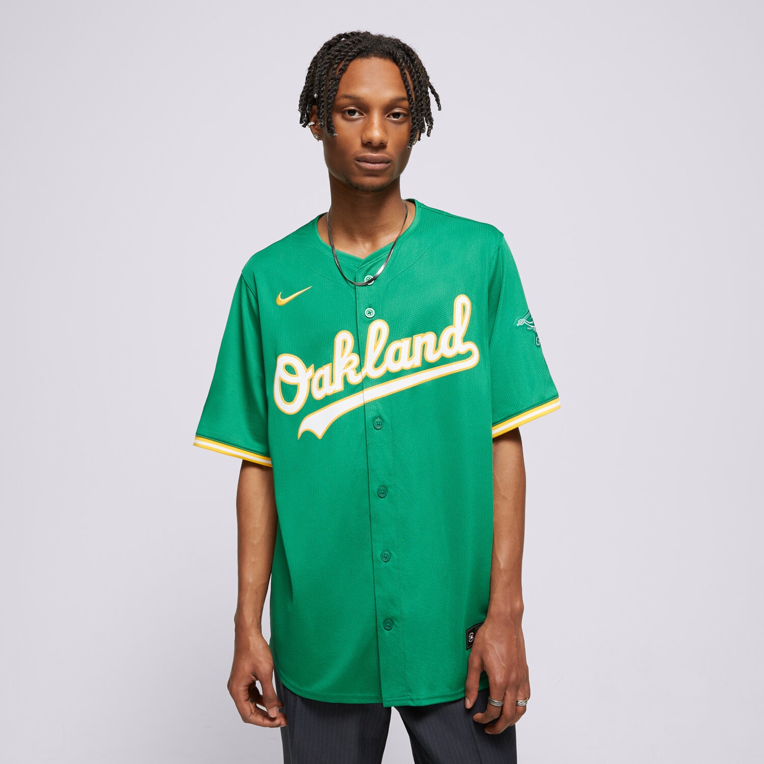 NIKE SRAJCA OAKLAND ATHLETICS MLB T7LM-FZA1-FZ-L23 zelena