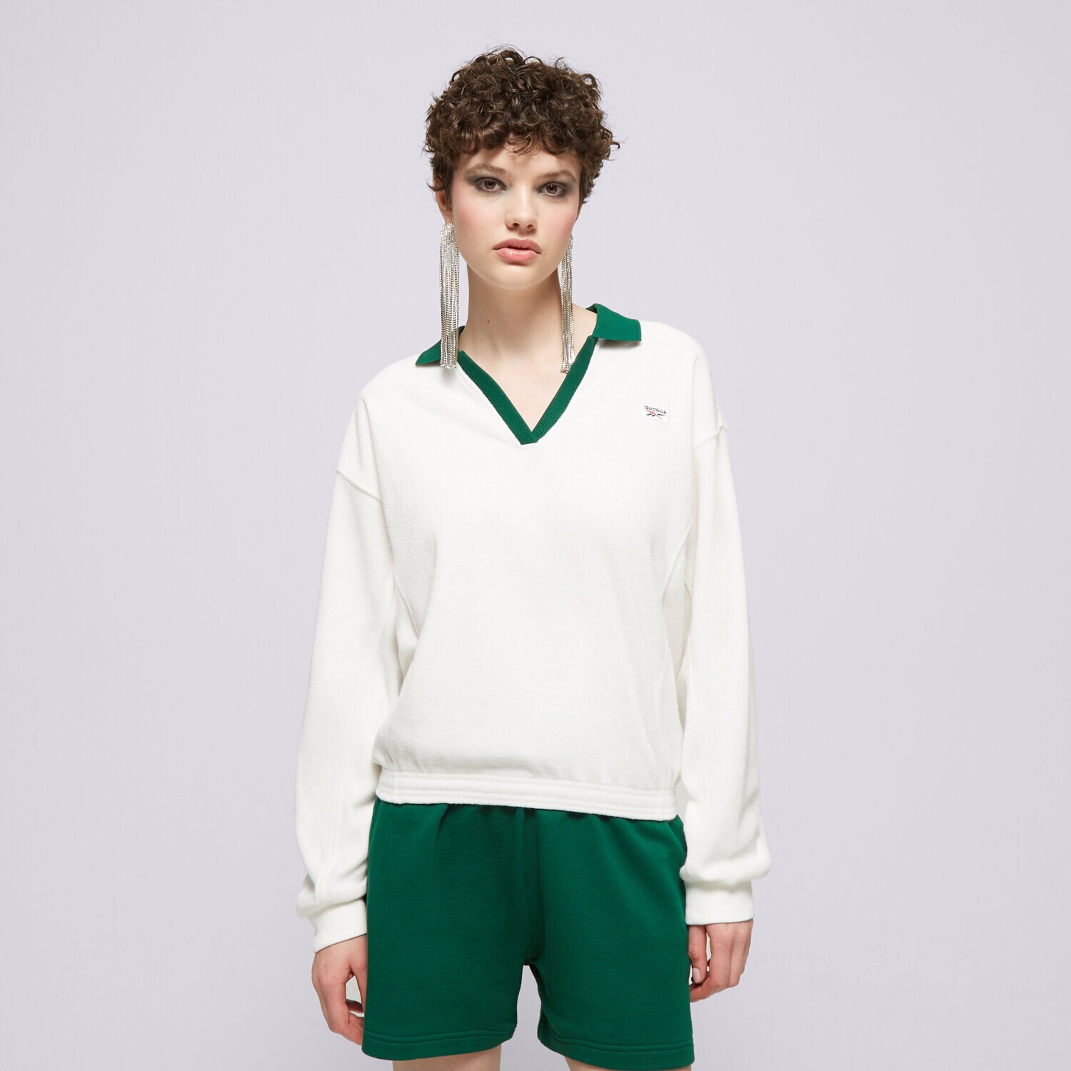 Ženski pulover REEBOK JOPICA CL Q2 CS COVERUP 100076084 bež