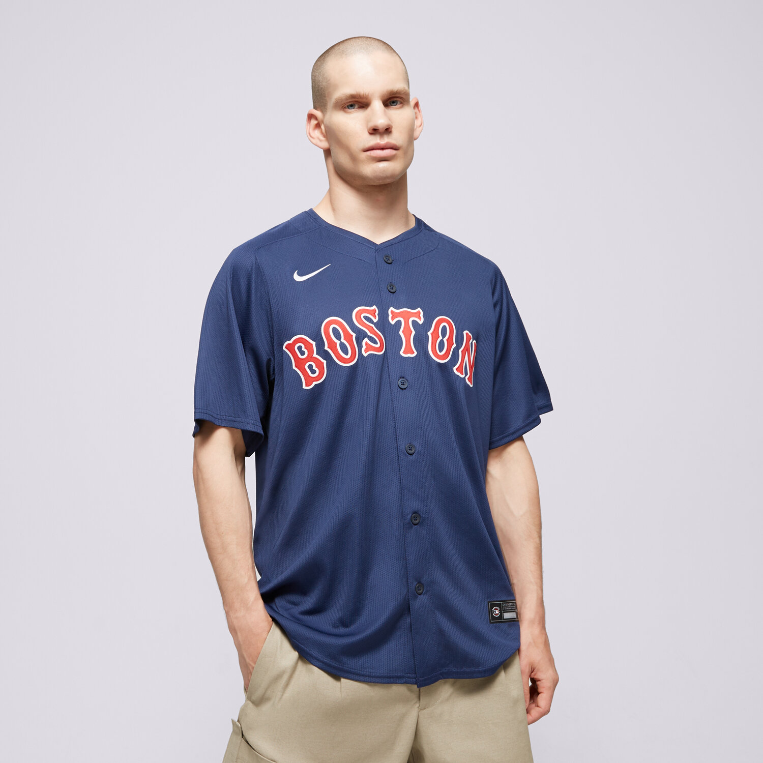 NIKE SRAJCA REPLICA BOSTON RED SOX MLB T7LM-BQA2-BQ-L23 mornarsko modra