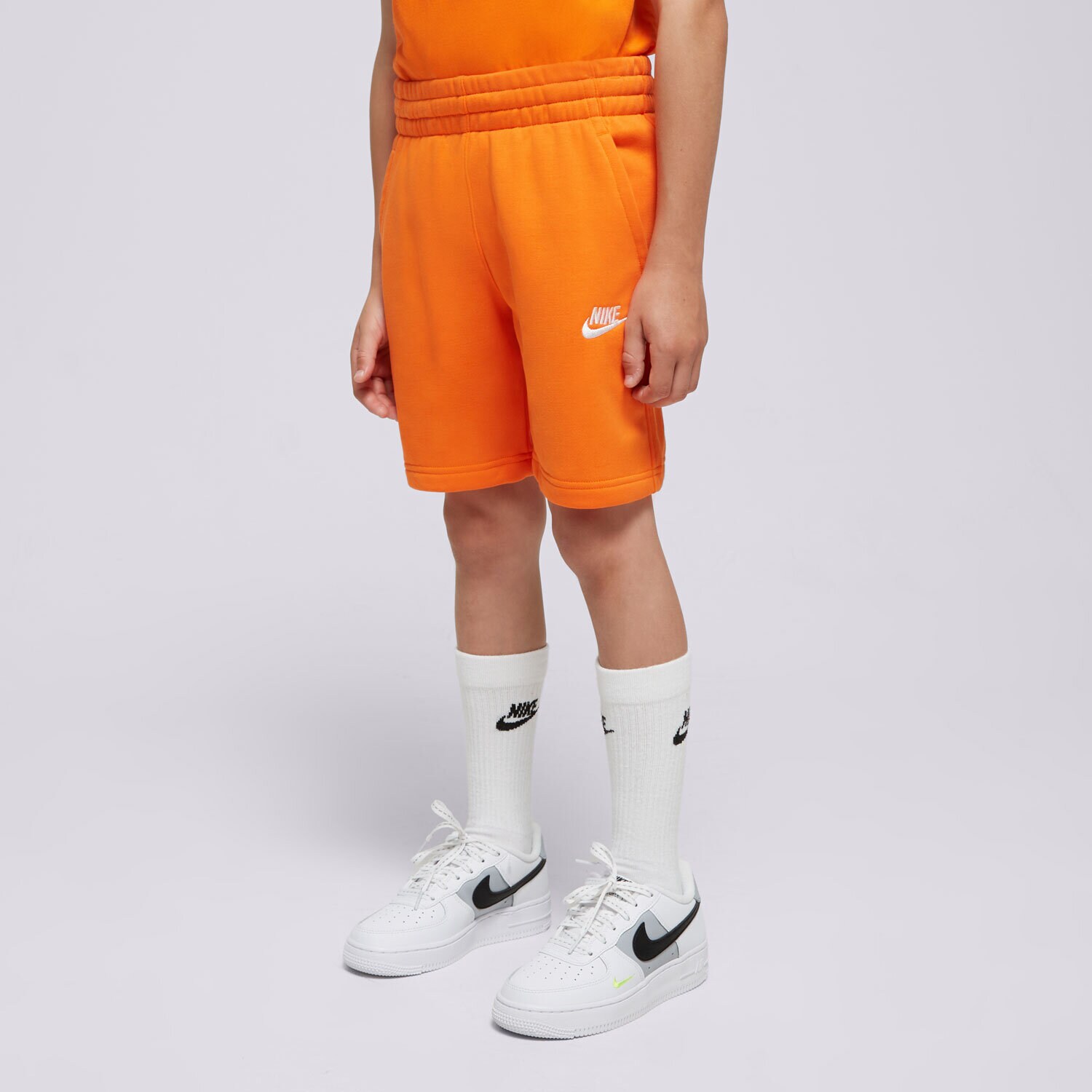 Otroški kratke hlače in obleke NIKE KRATKE HLAČE SPORTSWEAR CLUB FLEECE BOY FD3015-819 oranžna