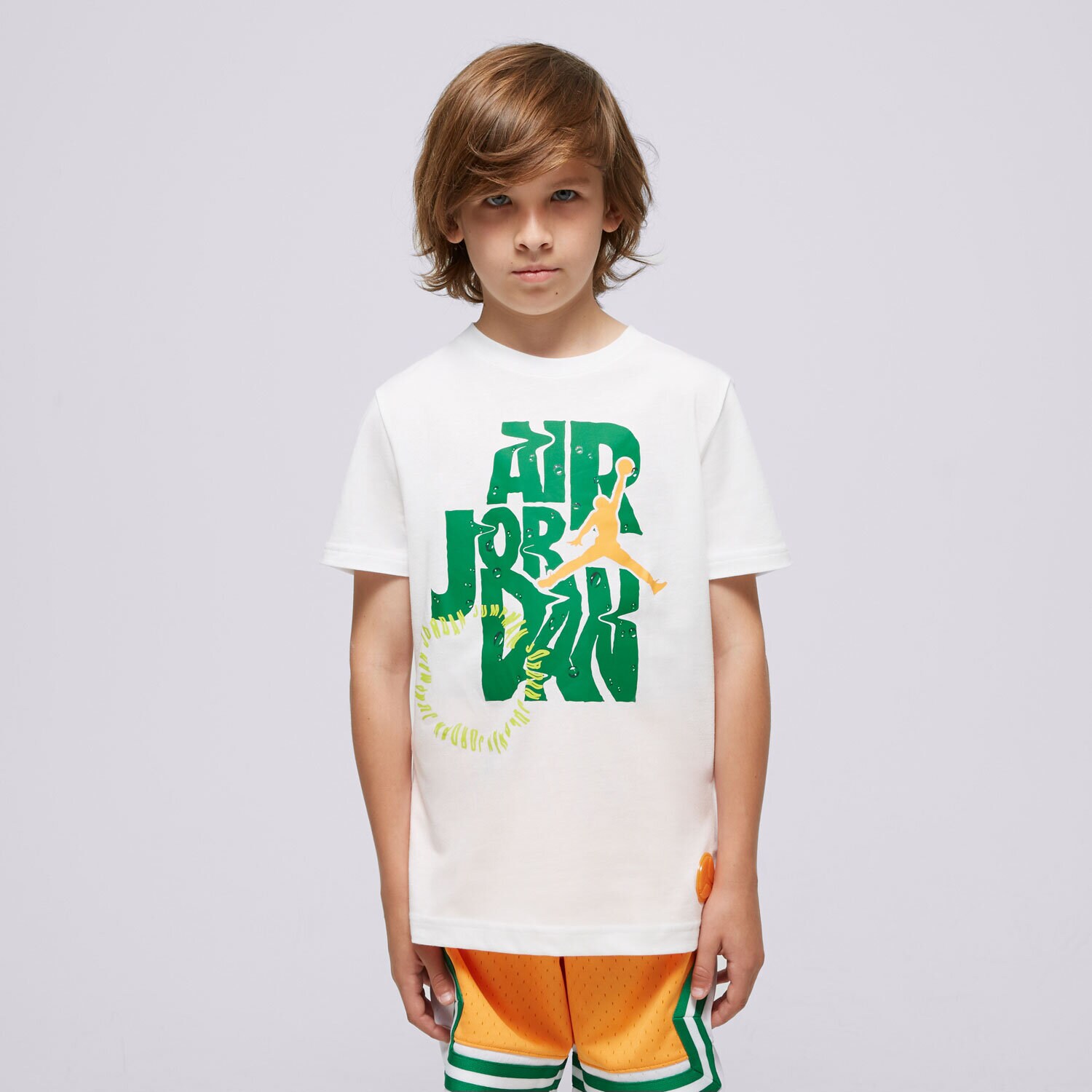 Otroška majica s kratkimi rokavi JORDAN T-SHIRT JDB FUEL UP COOL DOWN DROPS SS BOY 95D150-001 bela