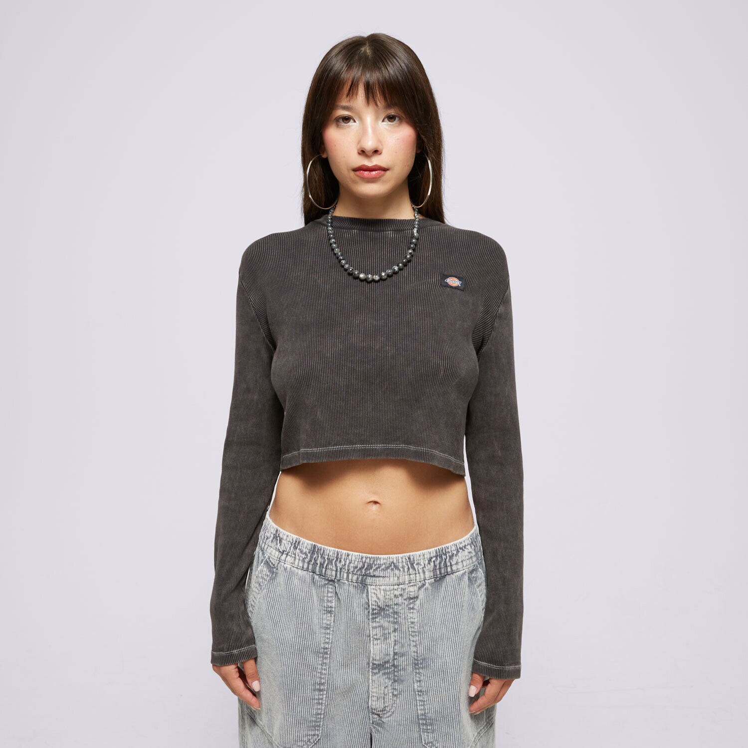 Ženska majica s kratkimi rokavi DICKIES T-SHIRT NEWINGTON TEE LS W DK0A4YYQH86 črna