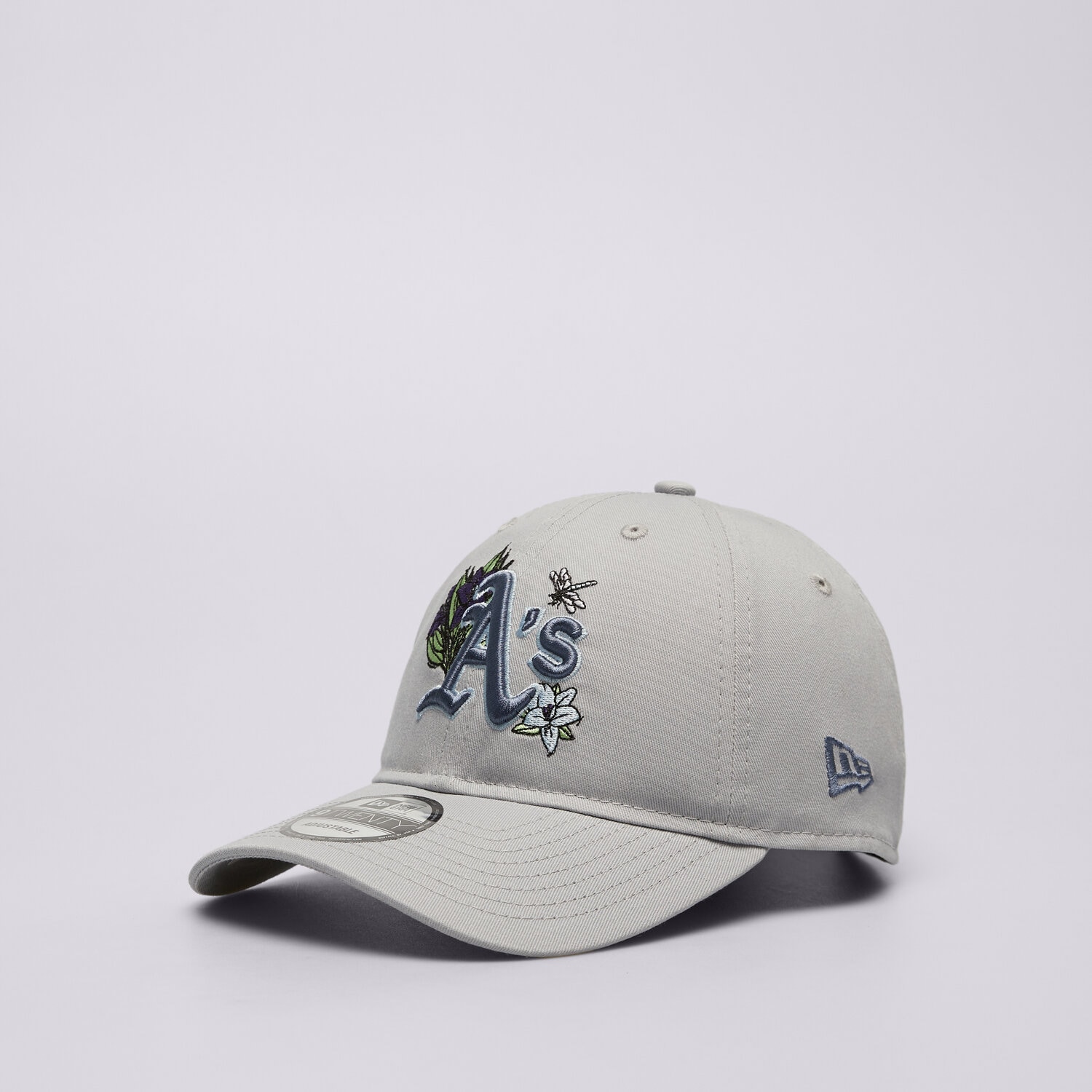 Moška kapa s strešico NEW ERA KAPA MLB FLORAL 920 ATHLETICS OAKLAND ATHLETICS 60503562 siva