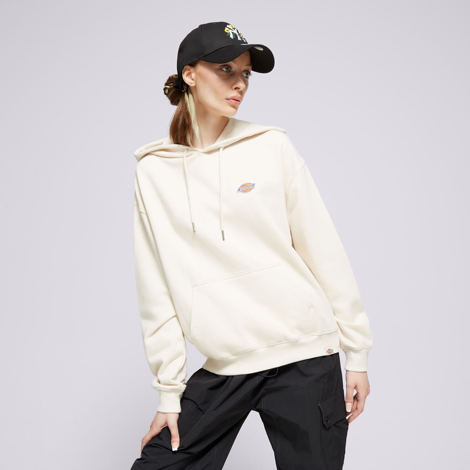 Ženski pulover DICKIES JOPICA S KAPUCO MILLERSBURG DK0A4YQCF901 bež