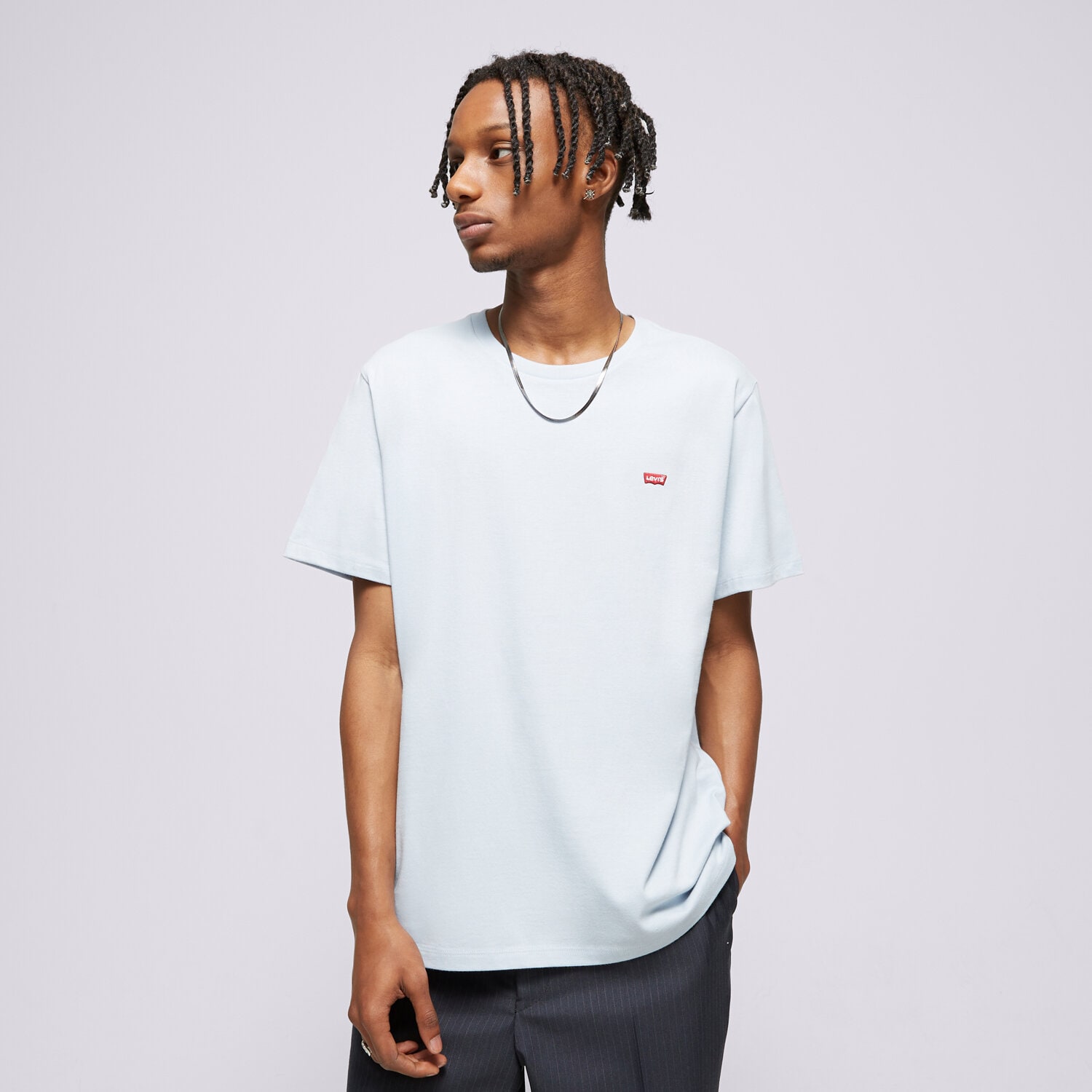 Moška majica s kratkimi rokavi LEVI'S T-SHIRT SS ORIGINAL HM TEE BLUES 56605-0206 modra