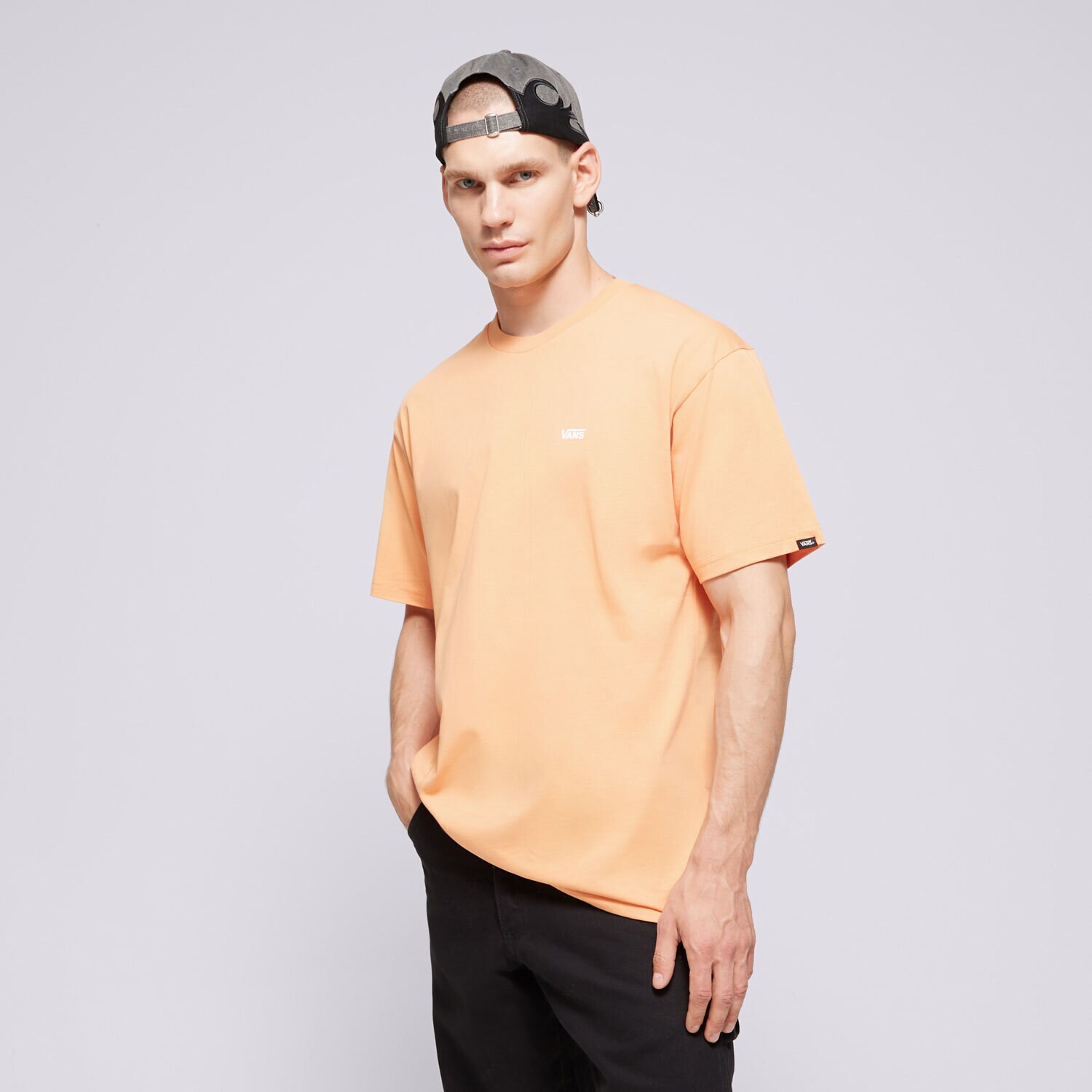 Moška majica s kratkimi rokavi VANS T-SHIRT LEFT CHEST COPPER TAN VN0A3CZECR51 oranžna
