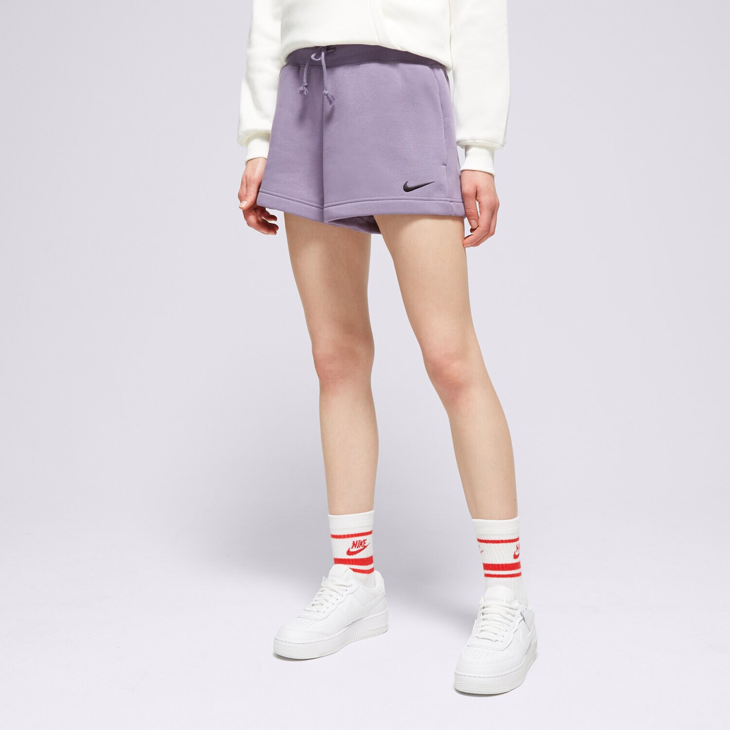 Ženske kratke hlače NIKE KRATKE HLAČE W NSW PHNX FLC HR SHORT FD1409-509 siva