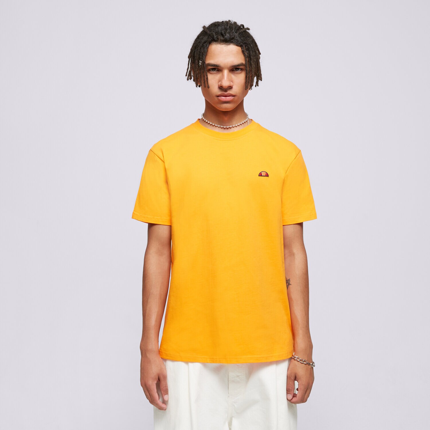 Moška majica s kratkimi rokavi ELLESSE T-SHIRT AZZINA ORANGE SMG19603704 oranžna