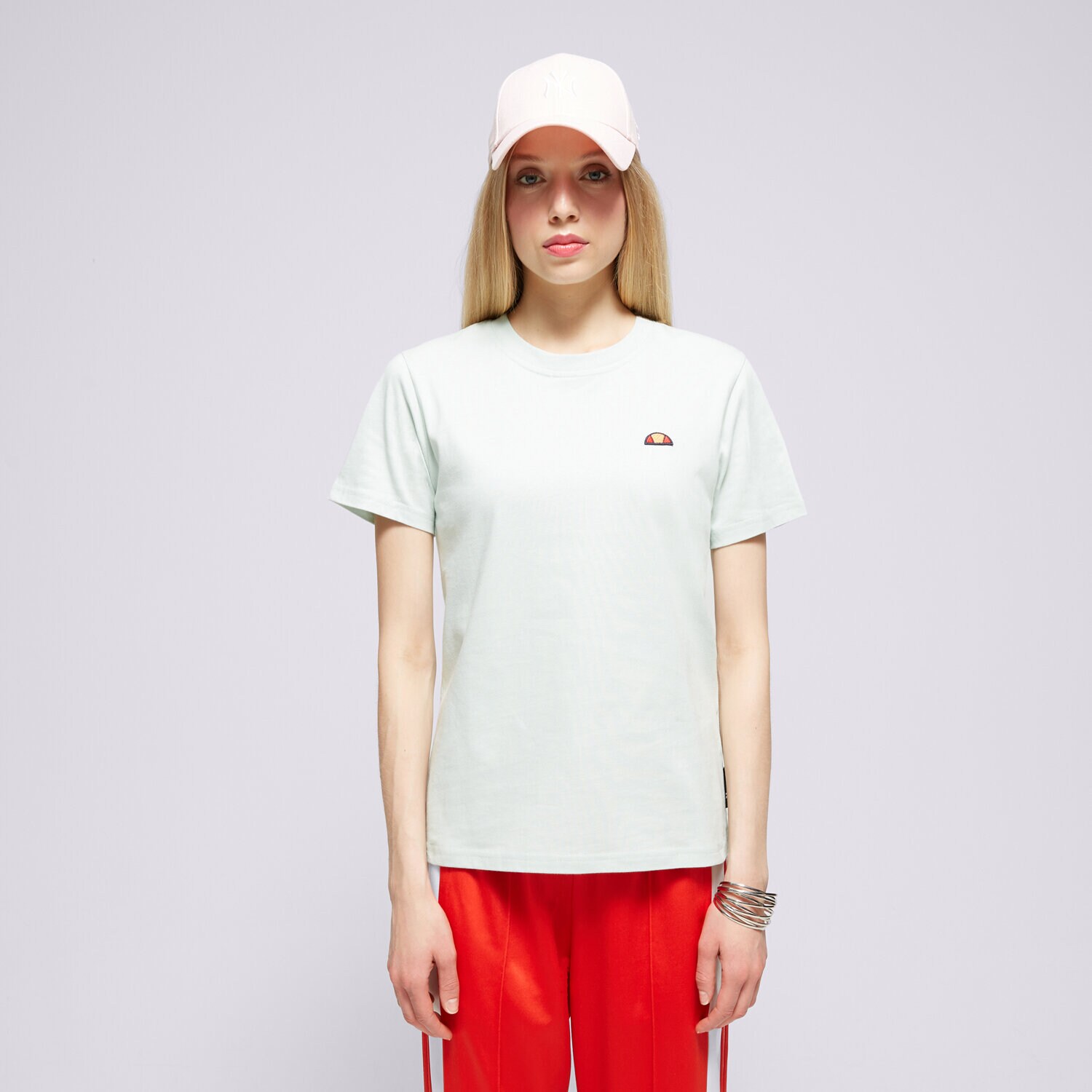 Ženska majica s kratkimi rokavi ELLESSE T-SHIRT MELINDA LIGHT GREEN SMG19604511 siva