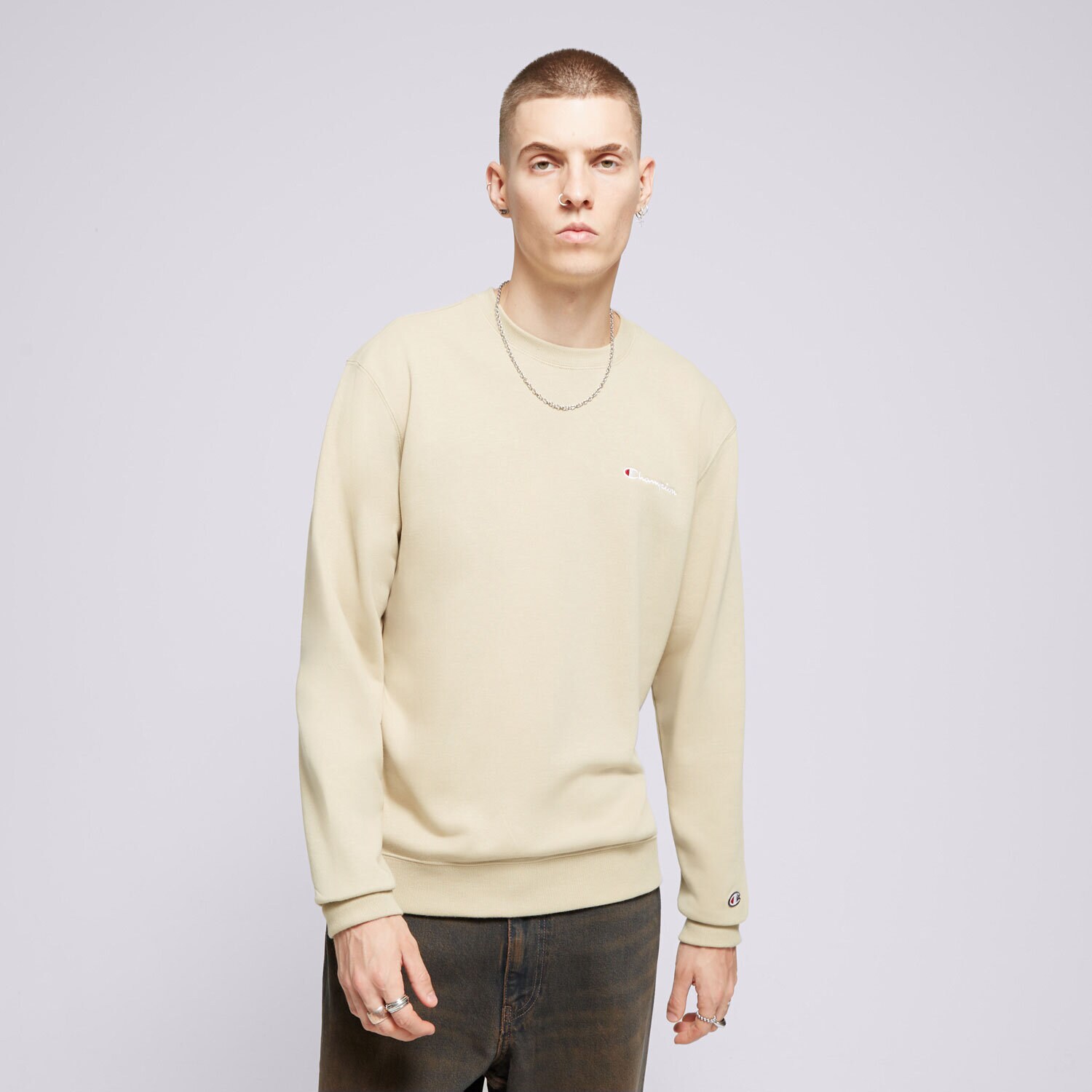 Moški pulover CHAMPION JOPICA CREWNECK 219836YS073 bež