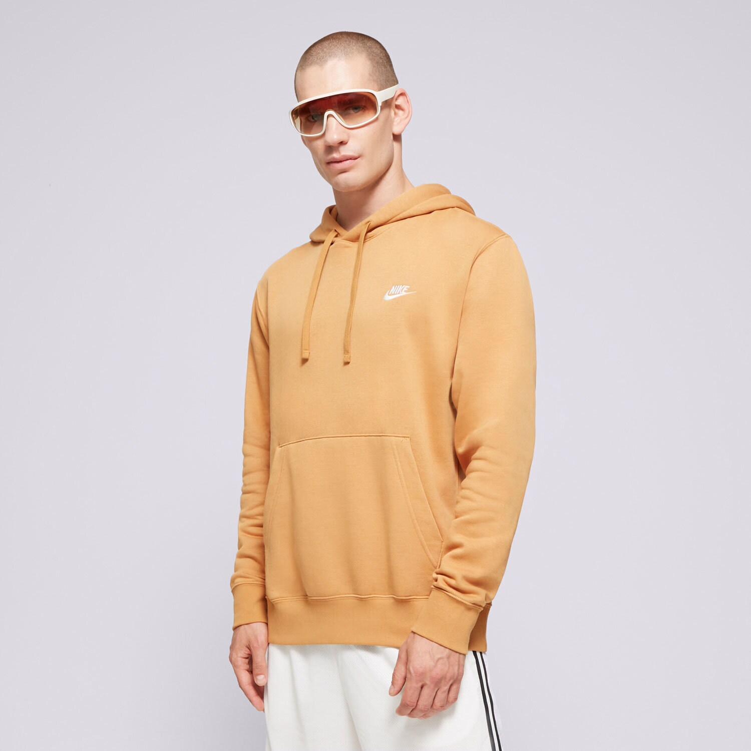 Moški pulover NIKE JOPICA S KAPUCO SPORTSWEAR CLUB FLEECE BV2654-224 rjava