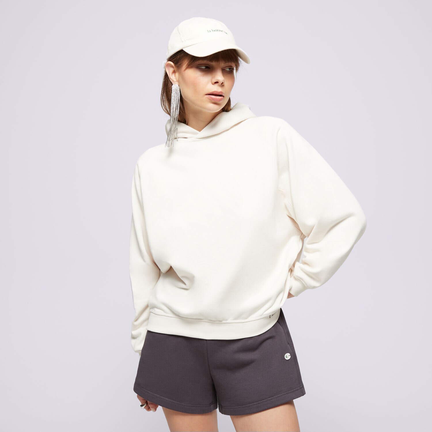 Ženski pulover CHAMPION JOPICA S KAPUCO HOODED ECO FUTURE E10001YS137 bež