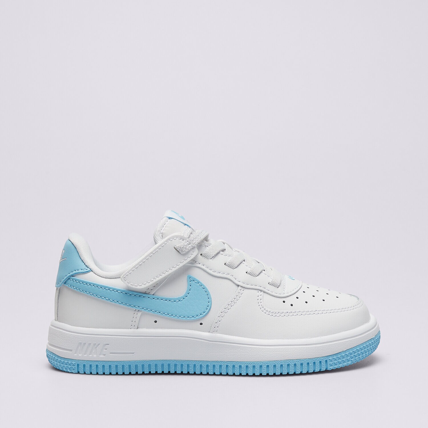 Otroški superge NIKE FORCE 1 LOW EASYON FN0237-107 bela