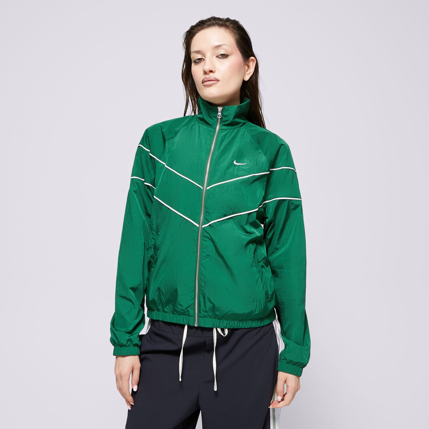 Ženski pulover NIKE JOPICA W NSW NK WR WVN UV FZ JKT FV6304-300 zelena