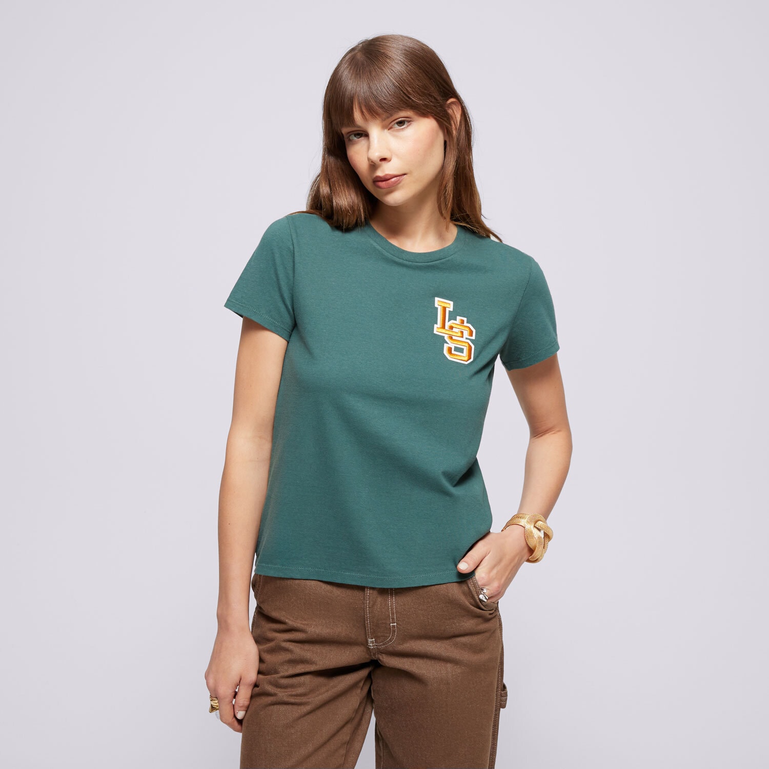 Ženska majica s kratkimi rokavi LEVI'S T-SHIRT THE PERFECT TEE GREENS 17369-2856 zelena