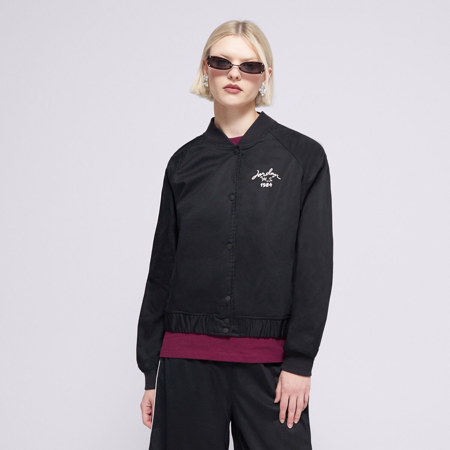 Ženska jakna za prehodni čas JAKNA PREHODNA W JORDAN VARSITY JKT SSNL C  FN5786-010 črna