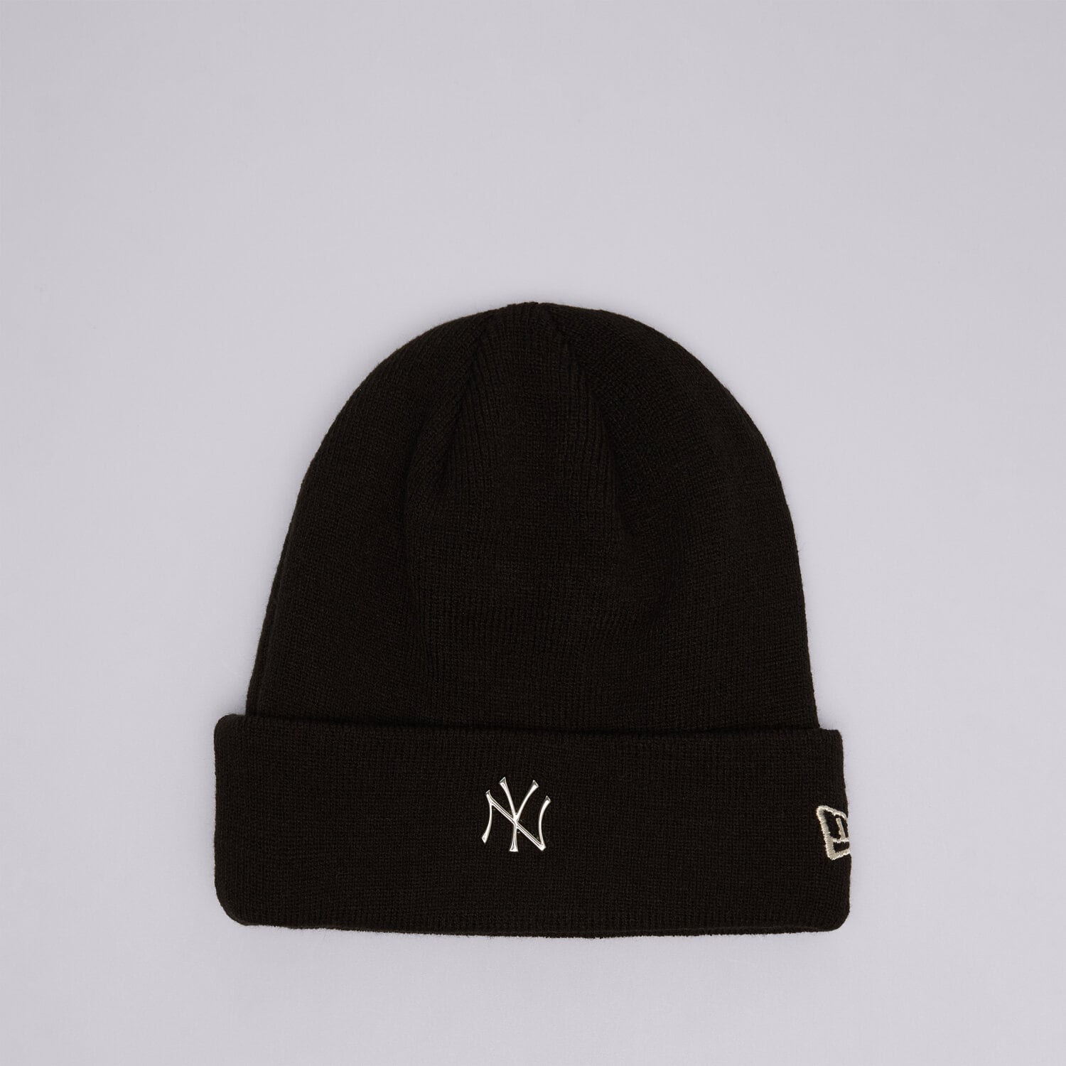 Moška zimska kapa NEW ERA KAPA METALLIC BEANIE NYY NEW YORK YANKEES BLK