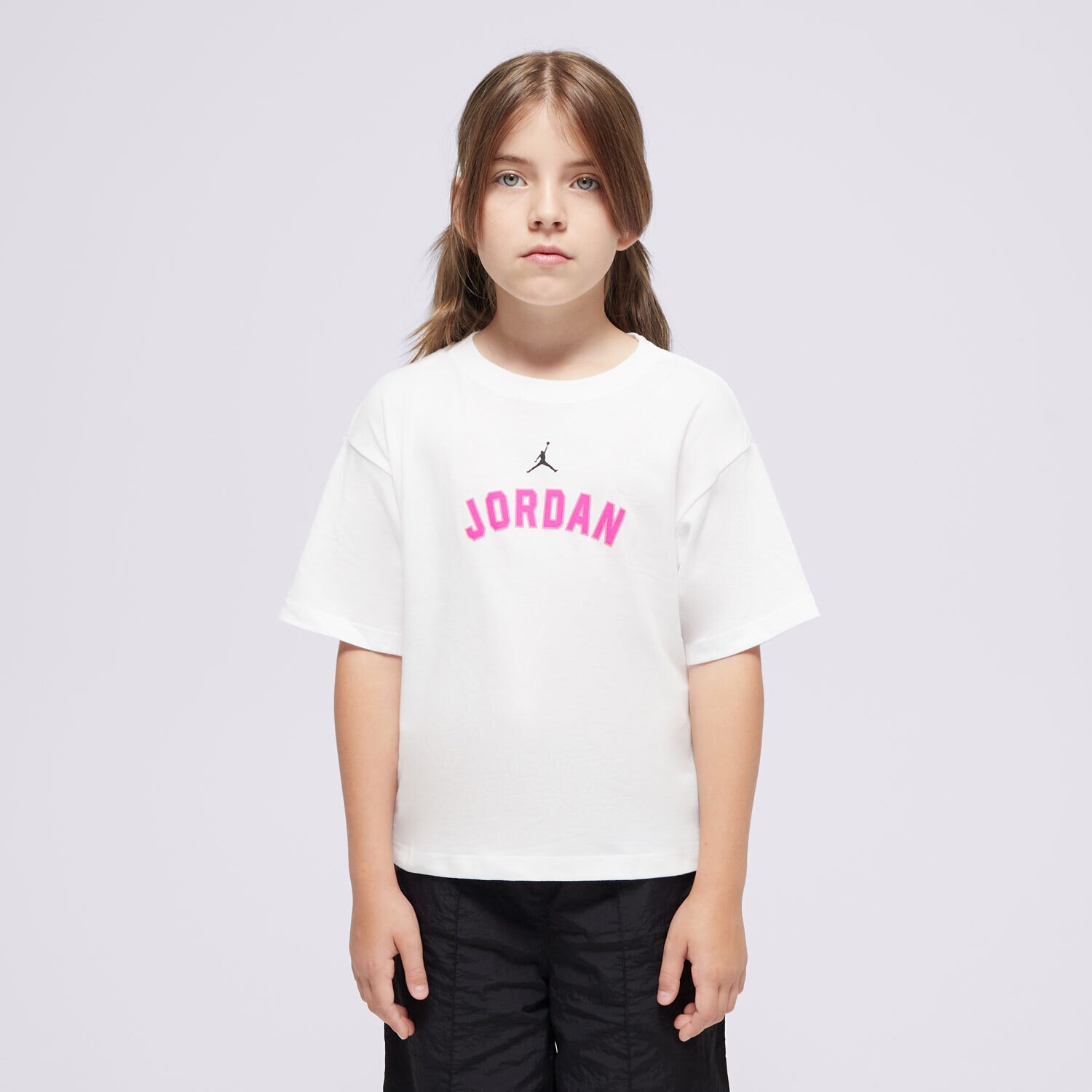 Otroška majica s kratkimi rokavi JORDAN T-SHIRT (G)BK HIT TEE WHT G 45D363-001 bela