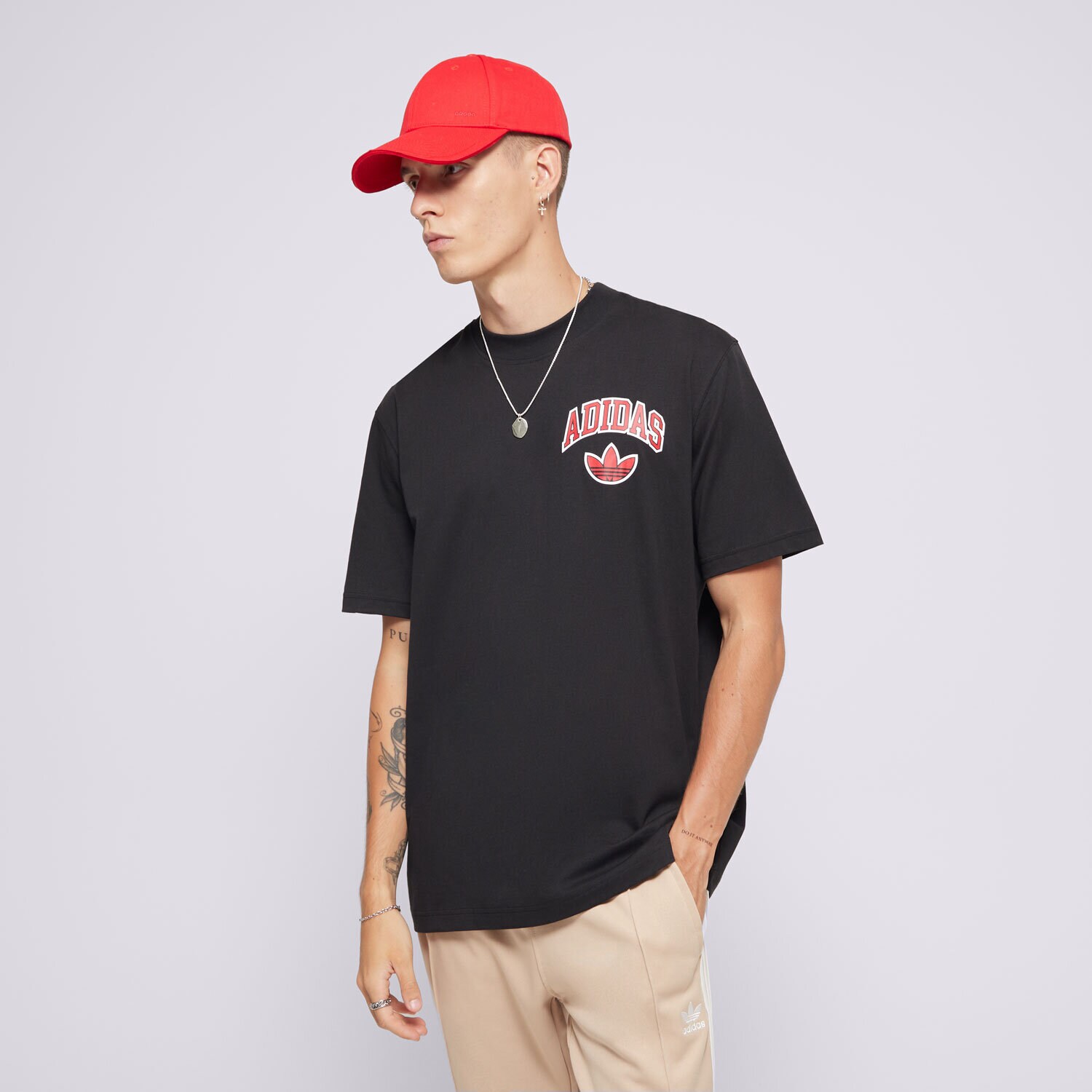 Moška majica s kratkimi rokavi ADIDAS T-SHIRT LC ARCH TEE BLK IX6760 črna