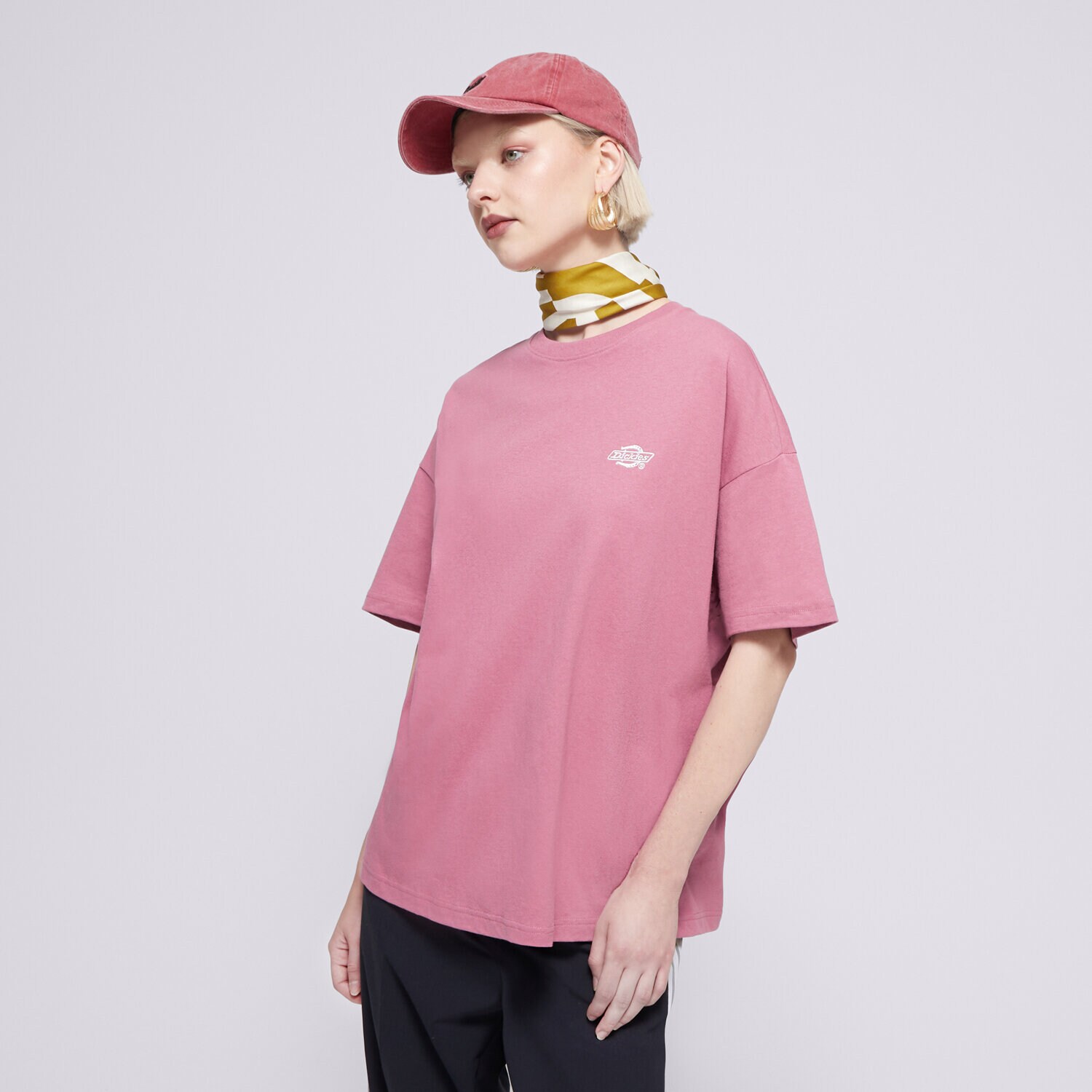Ženska majica s kratkimi rokavi DICKIES T-SHIRT SUMMERDALE SS TEE DK0A4Y1BJ541 vijolična