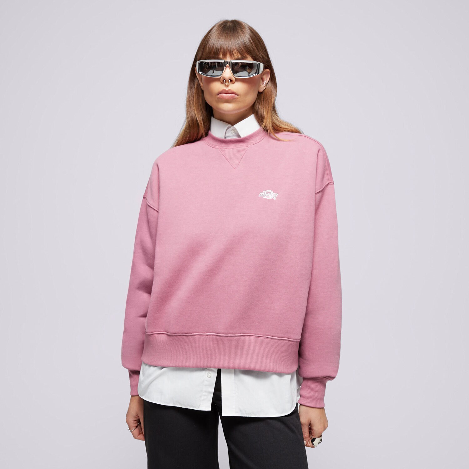 Ženski pulover DICKIES JOPICA SUMMERDALE SWEATSHIRT DK0A4XYXJ541 roza