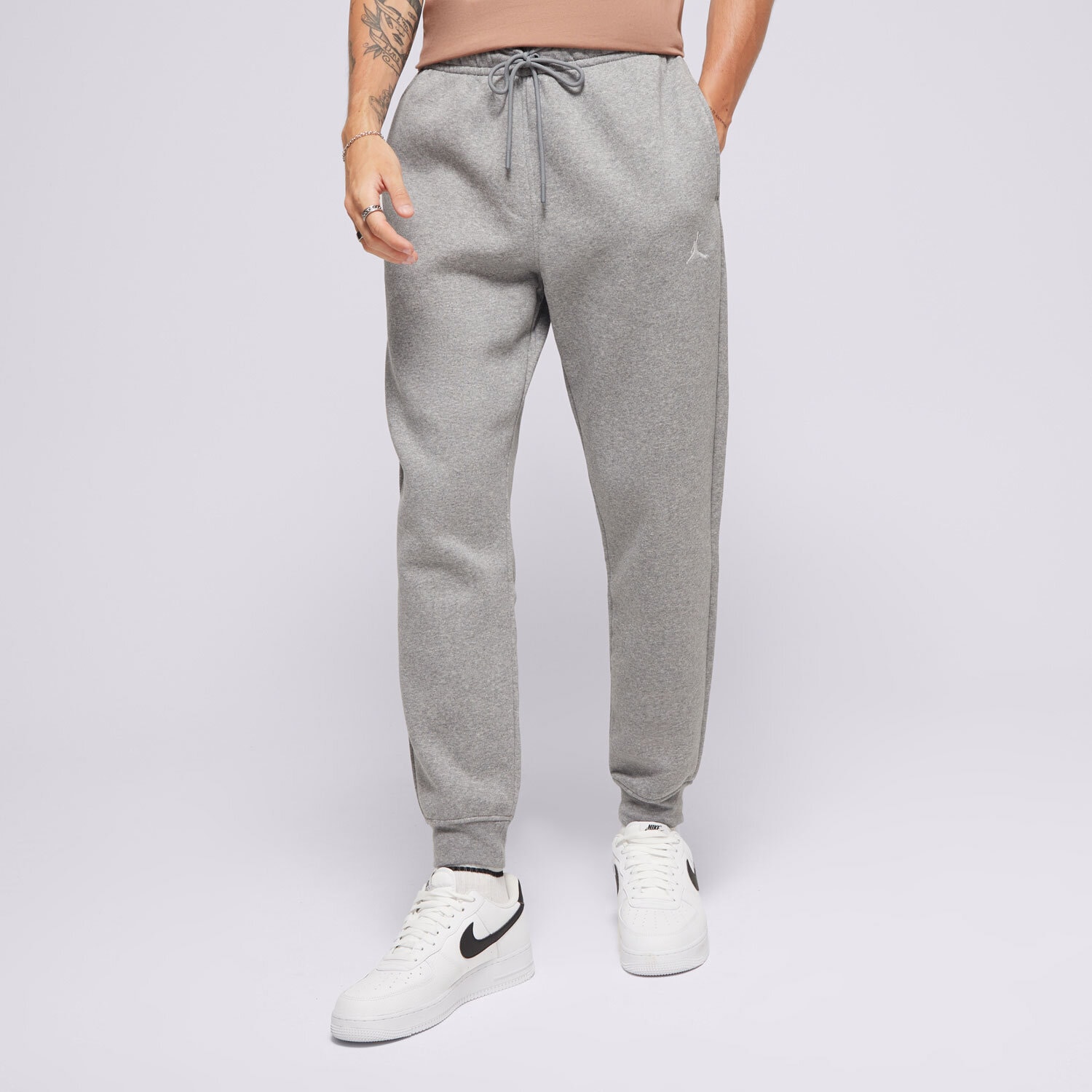 Moški hlače HLAČE M JORDAN BRKLN FLC PANT  FV7277-091 siva
